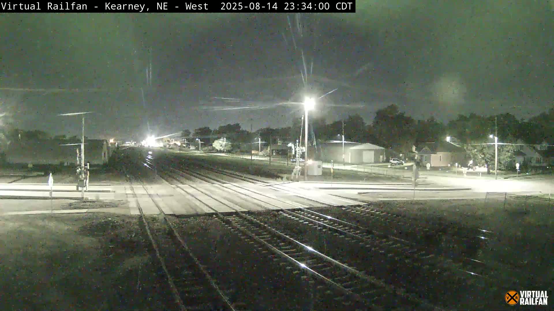 Kearney Union Pacific Railroad Crossing Live Cam - Kearney, Buffalo, Nebraska, USA