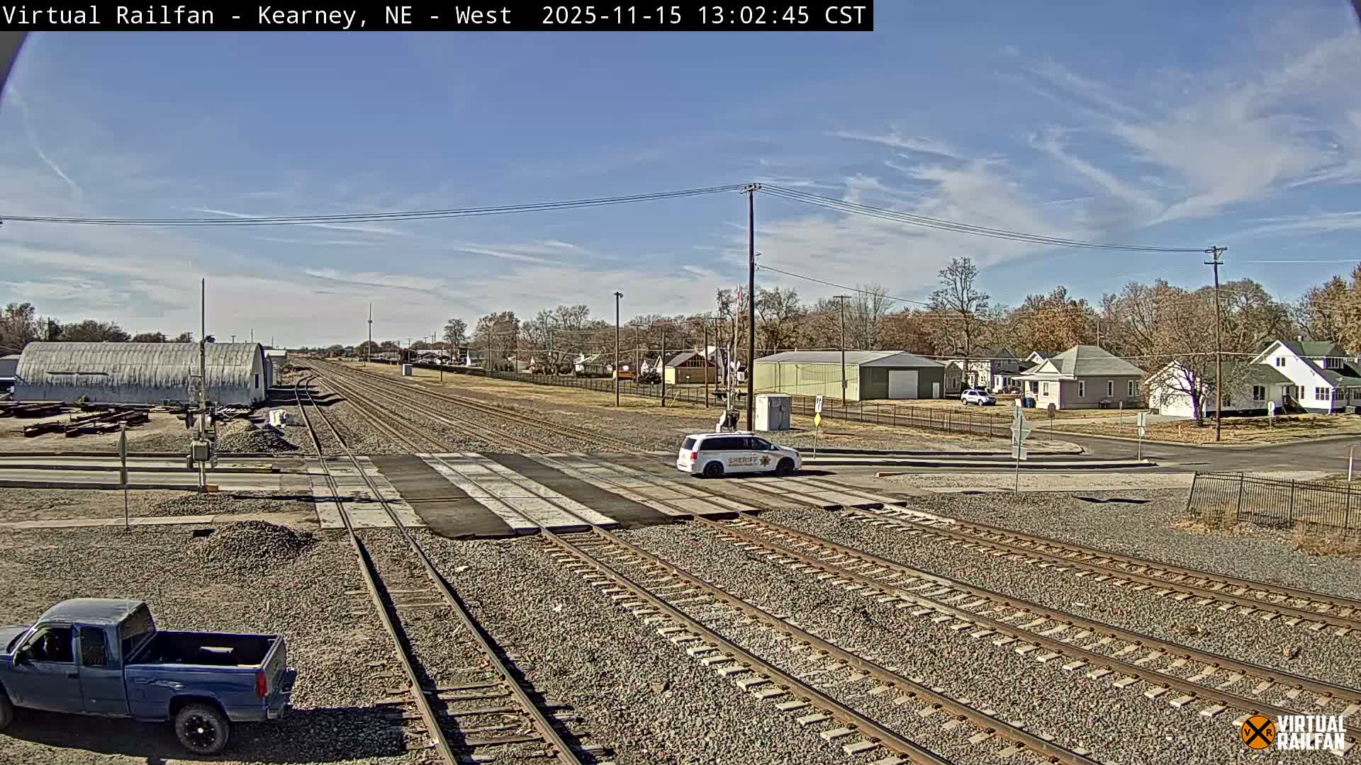Kearney Union Pacific Railroad Crossing Live Cam - Kearney, Buffalo, Nebraska, USA