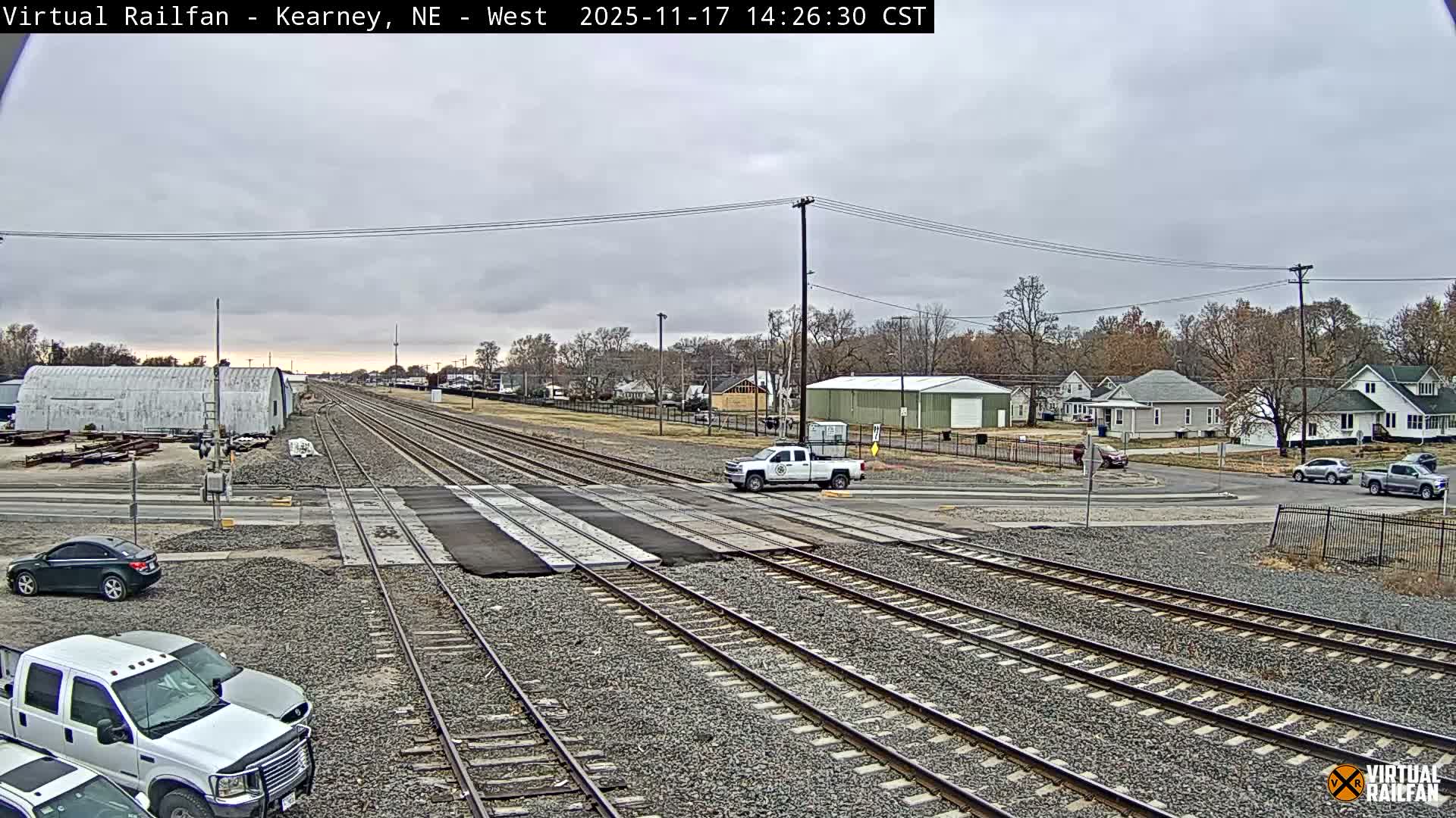 Kearney Union Pacific Railroad Crossing Live Cam - Kearney, Buffalo, Nebraska, USA