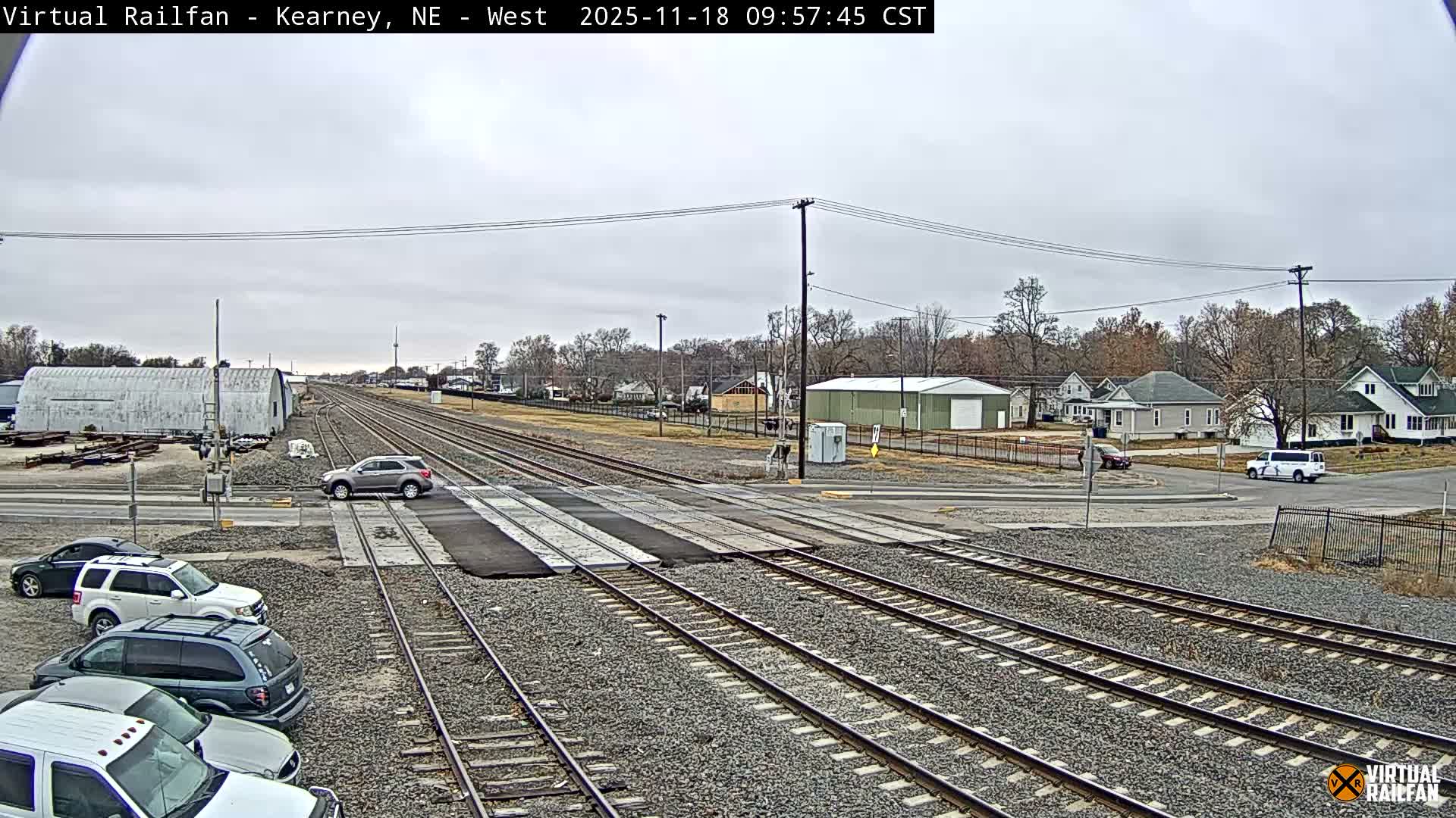 Kearney Union Pacific Railroad Crossing Live Cam - Kearney, Buffalo, Nebraska, USA