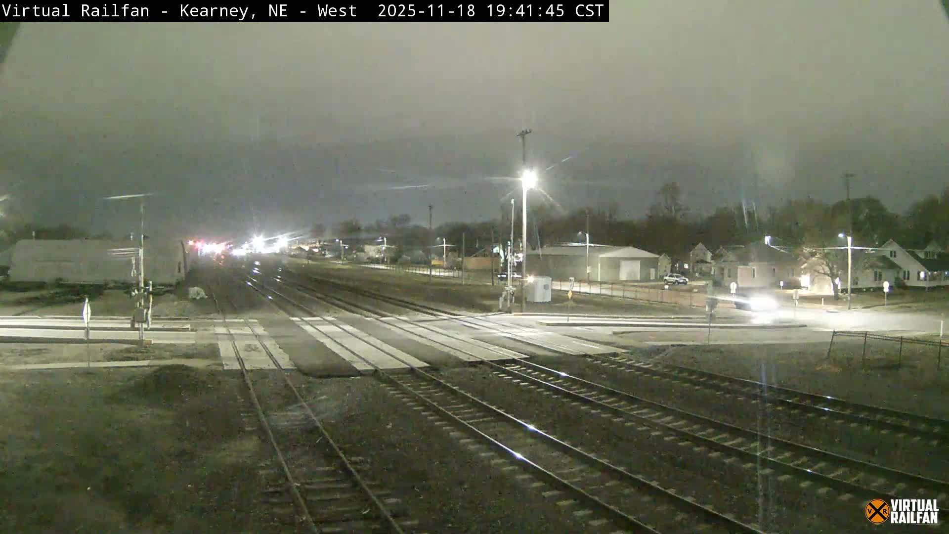 Kearney Union Pacific Railroad Crossing Live Cam - Kearney, Buffalo, Nebraska, USA