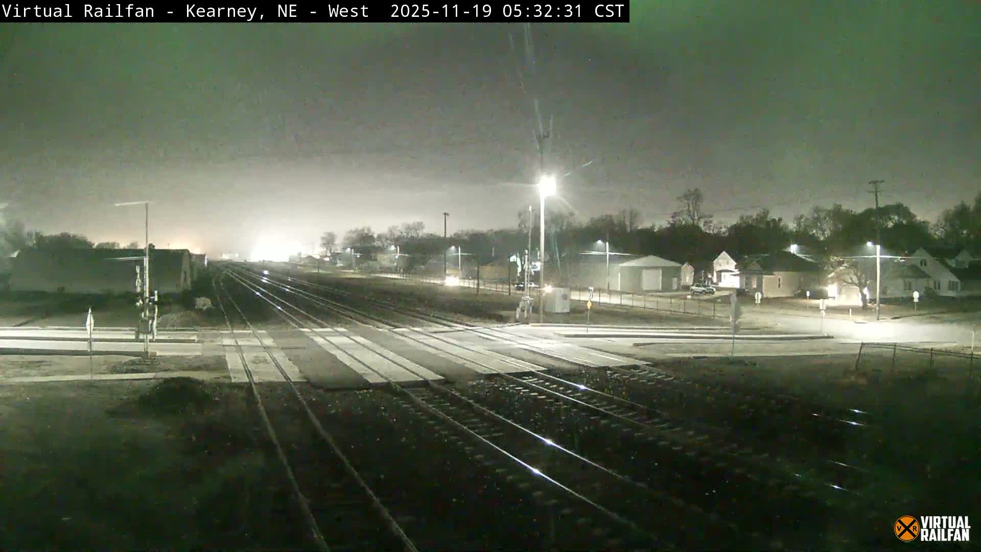 Kearney Union Pacific Railroad Crossing Live Cam - Kearney, Buffalo, Nebraska, USA