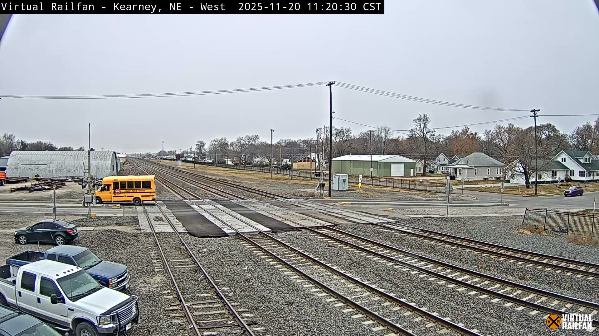 Kearney Union Pacific Railroad Crossing Live Cam - Kearney, Buffalo, Nebraska, USA