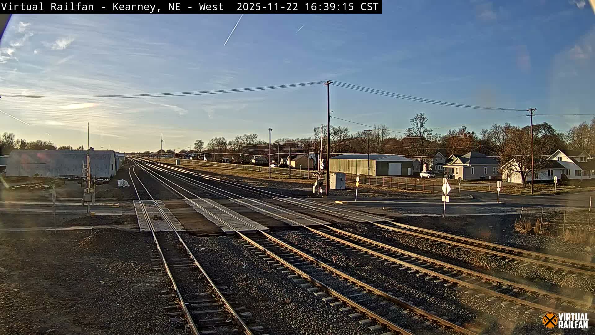 Kearney Union Pacific Railroad Crossing Live Cam - Kearney, Buffalo, Nebraska, USA
