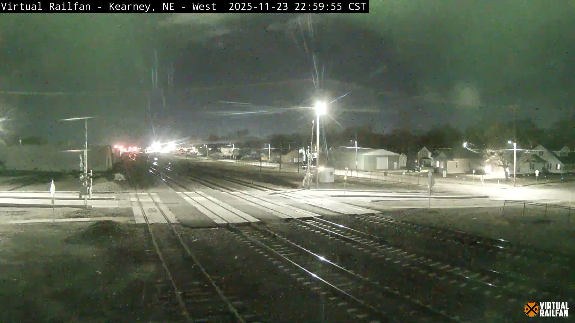 Kearney Union Pacific Railroad Crossing Live Cam - Kearney, Buffalo, Nebraska, USA