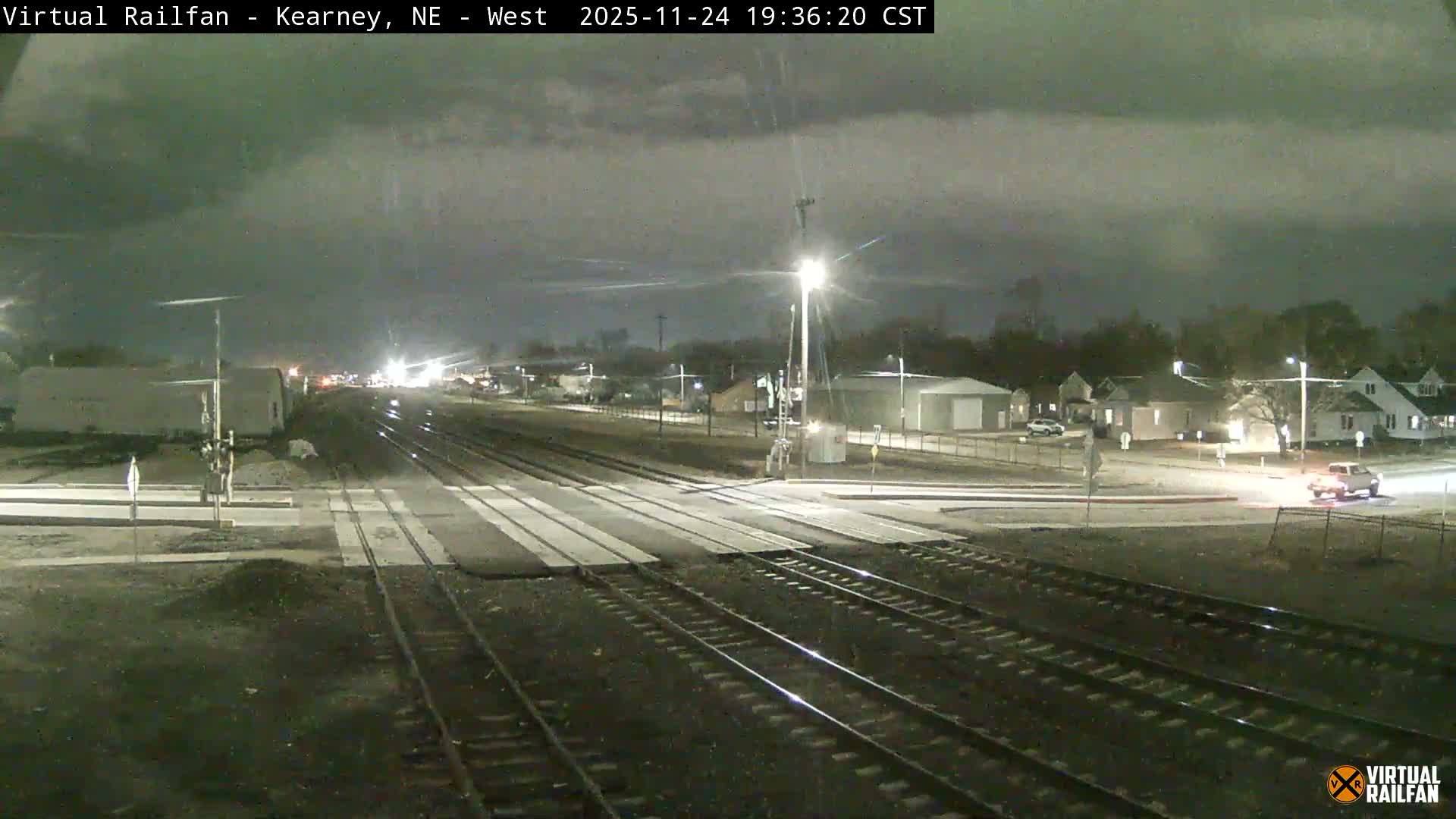 Kearney Union Pacific Railroad Crossing Live Cam - Kearney, Buffalo, Nebraska, USA