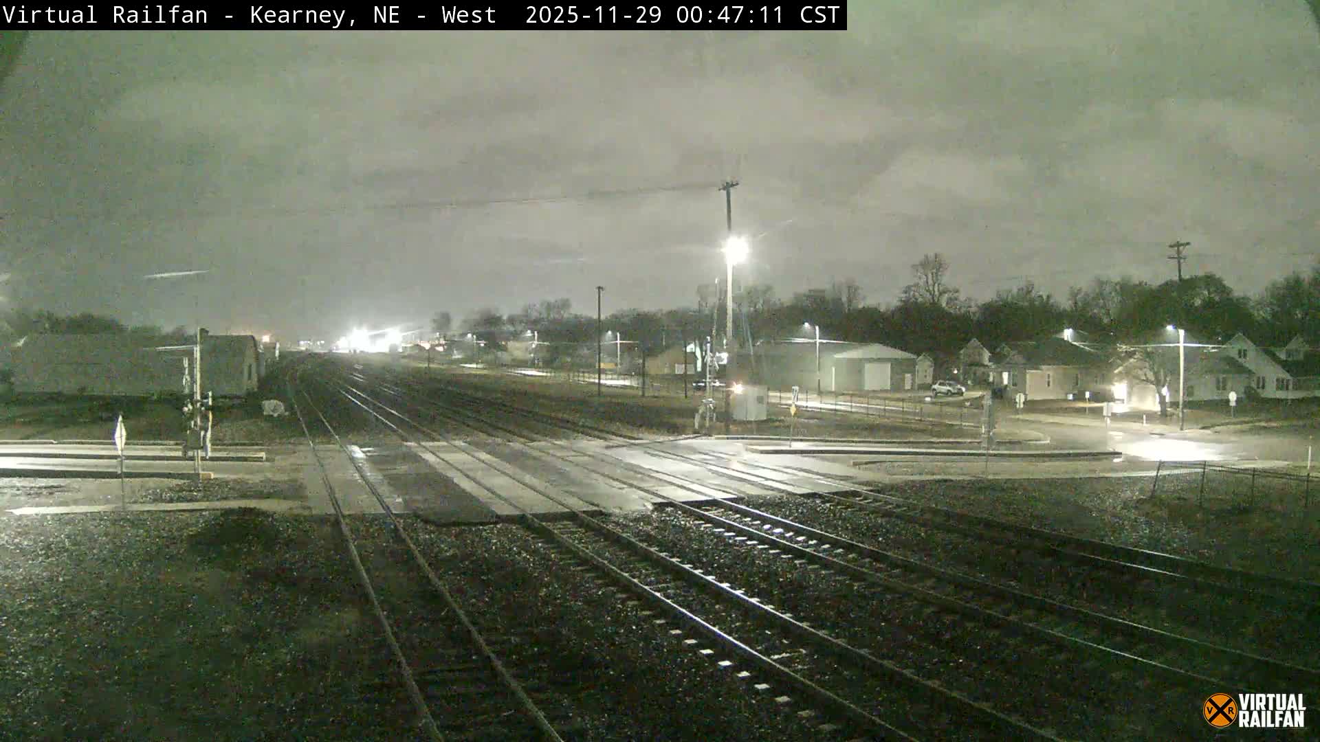 Kearney Union Pacific Railroad Crossing Live Cam - Kearney, Buffalo, Nebraska, USA