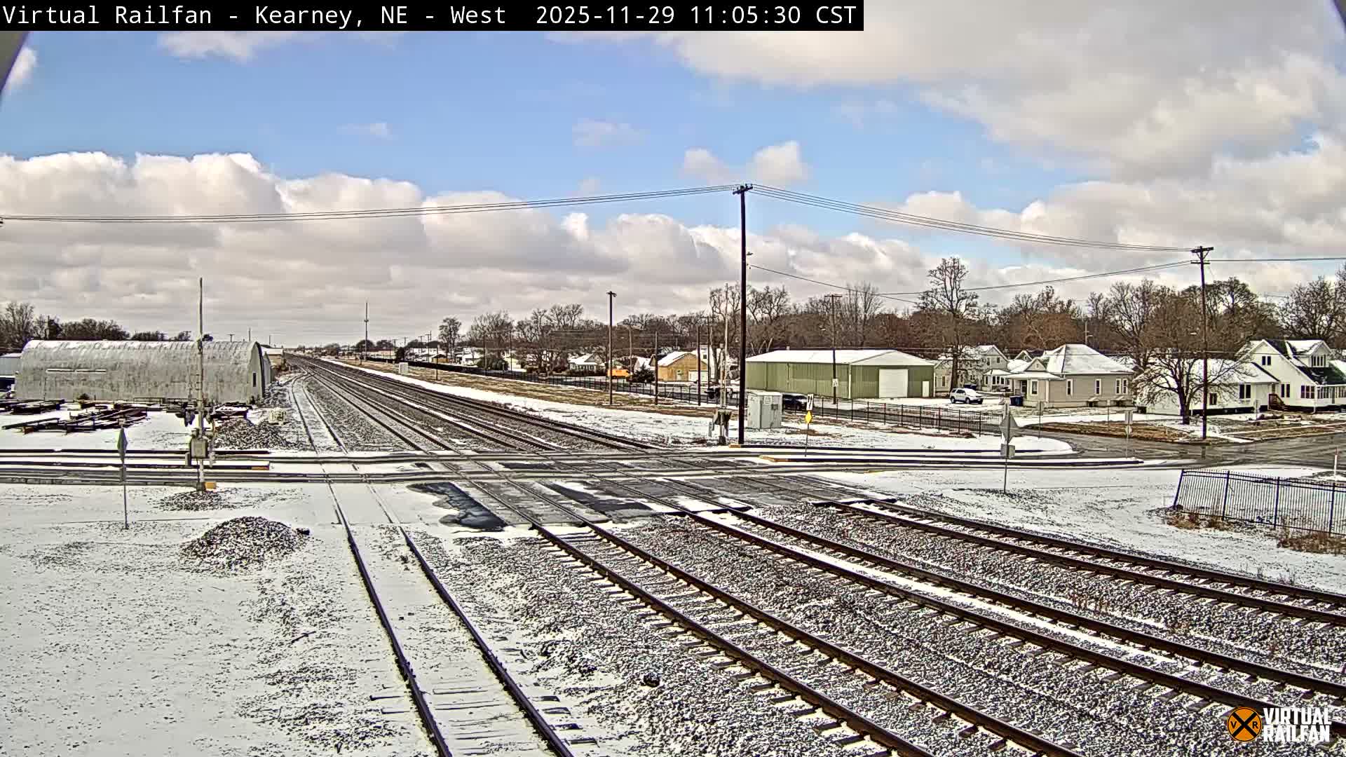 Kearney Union Pacific Railroad Crossing Live Cam - Kearney, Buffalo, Nebraska, USA