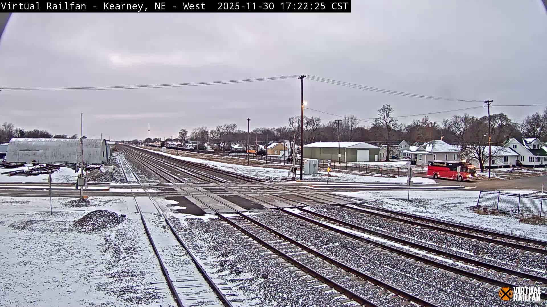 Kearney Union Pacific Railroad Crossing Live Cam - Kearney, Buffalo, Nebraska, USA