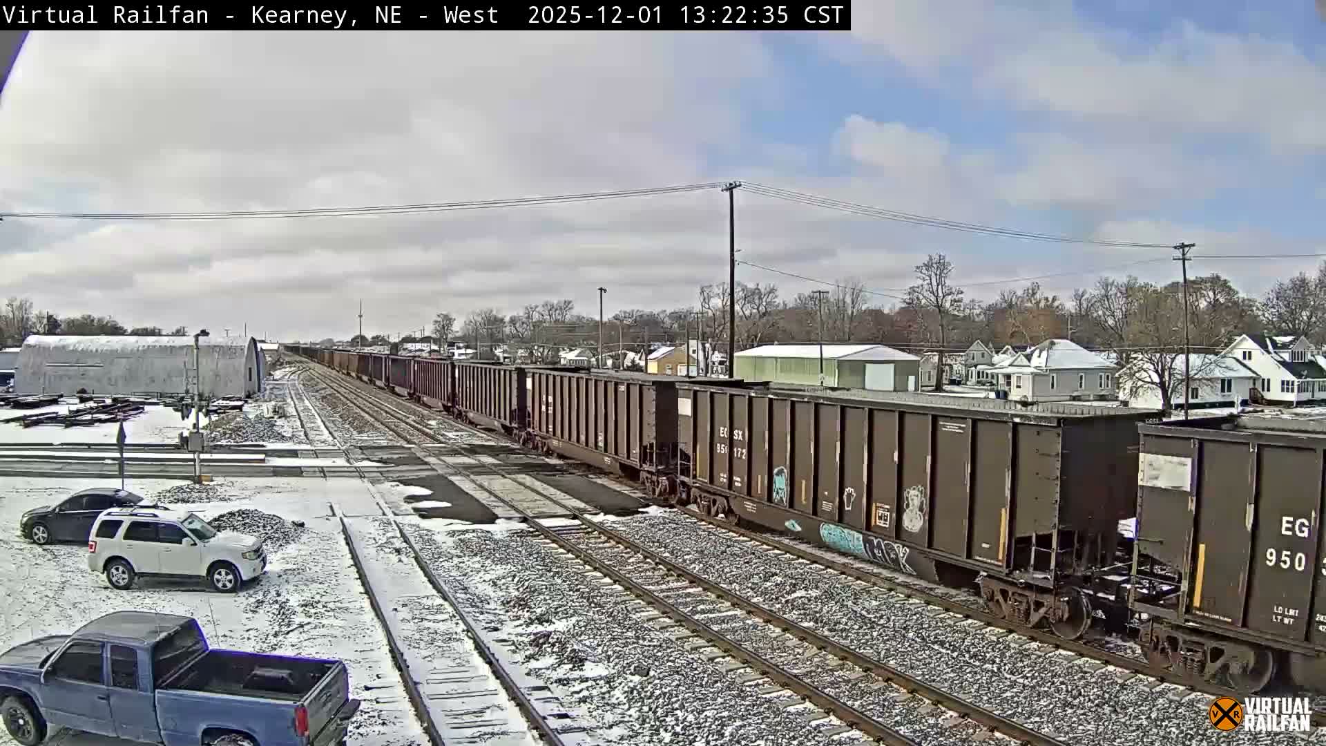 Kearney Union Pacific Railroad Crossing Live Cam - Kearney, Buffalo, Nebraska, USA