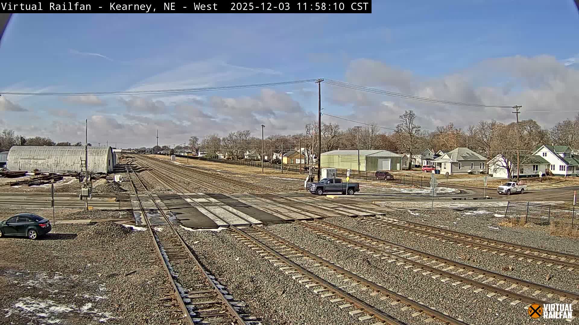 Kearney Union Pacific Railroad Crossing Live Cam - Kearney, Buffalo, Nebraska, USA