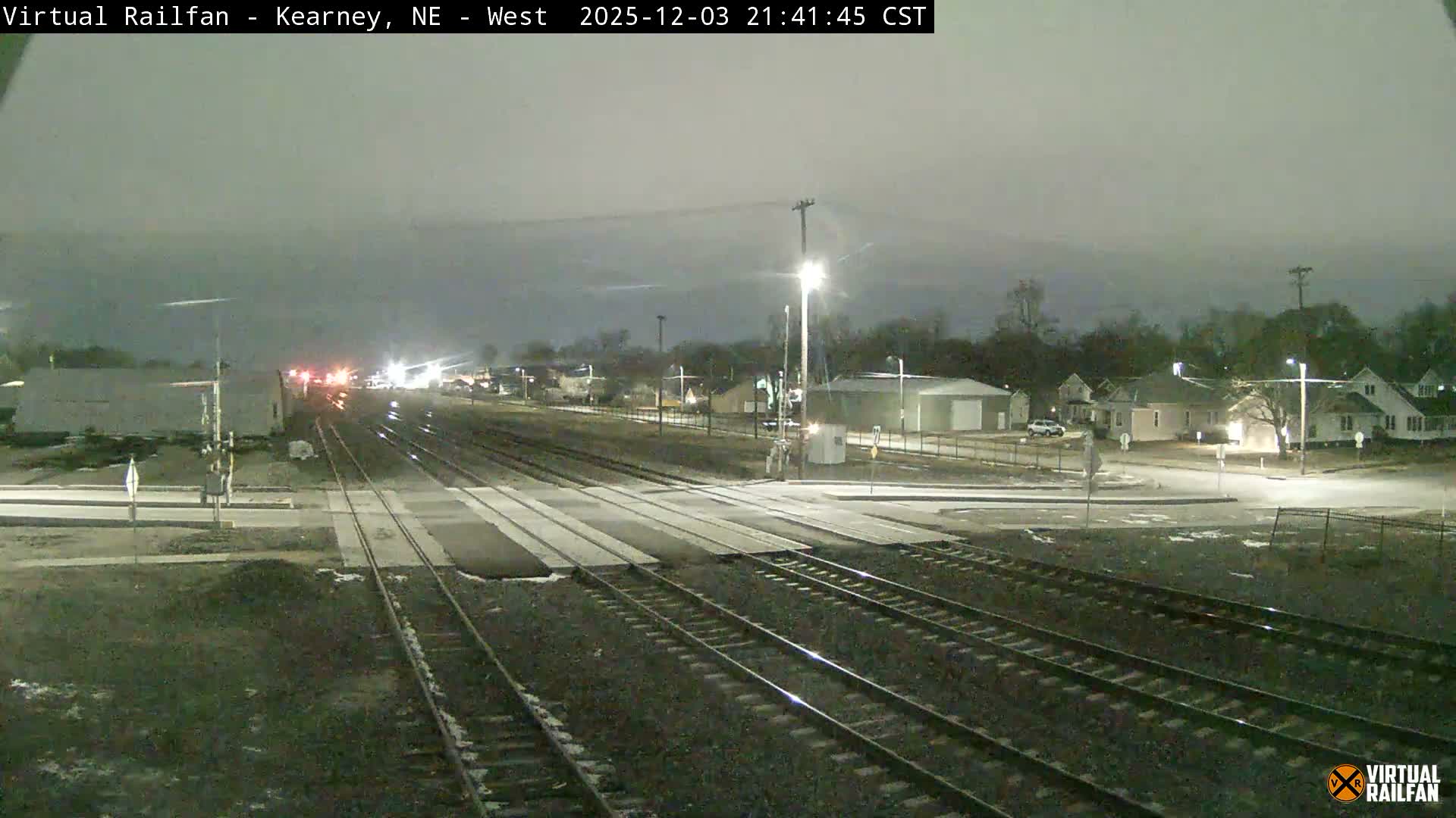 Kearney Union Pacific Railroad Crossing Live Cam - Kearney, Buffalo, Nebraska, USA
