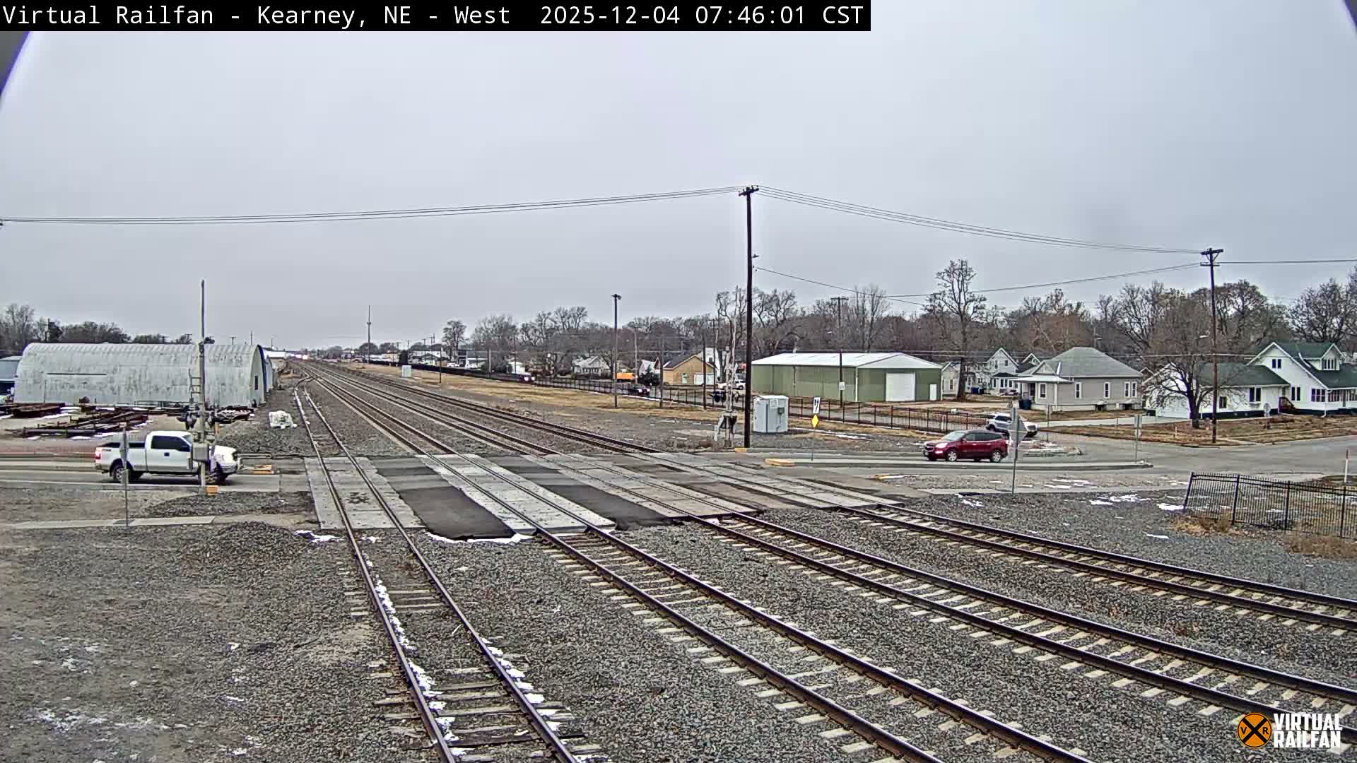 Kearney Union Pacific Railroad Crossing Live Cam - Kearney, Buffalo, Nebraska, USA