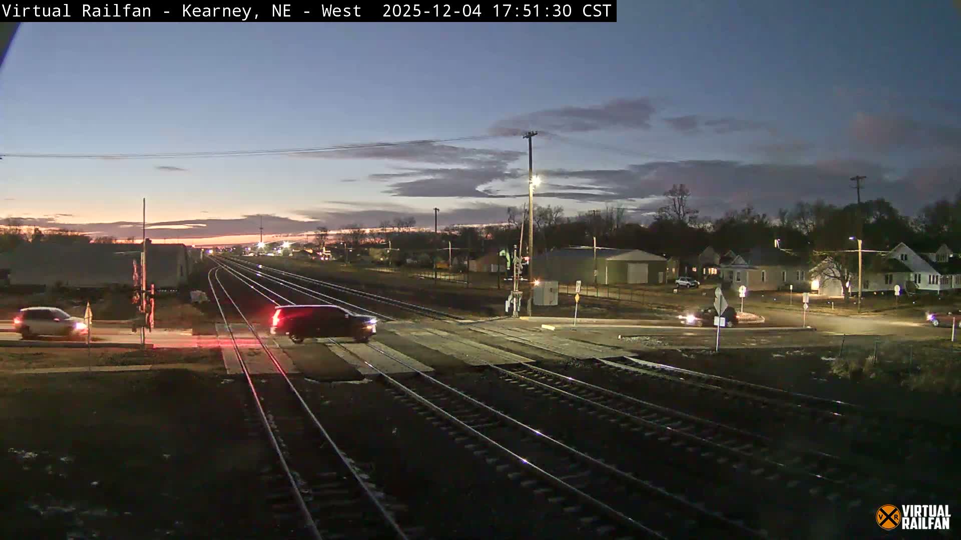 Kearney Union Pacific Railroad Crossing Live Cam - Kearney, Buffalo, Nebraska, USA