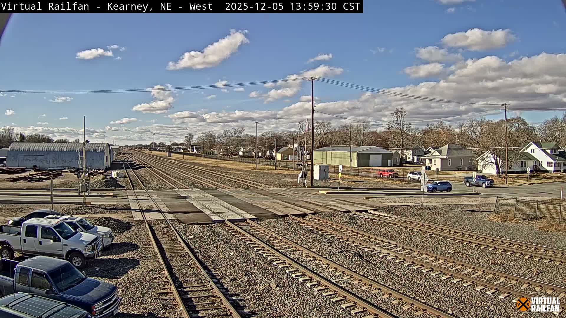 Kearney Union Pacific Railroad Crossing Live Cam - Kearney, Buffalo, Nebraska, USA
