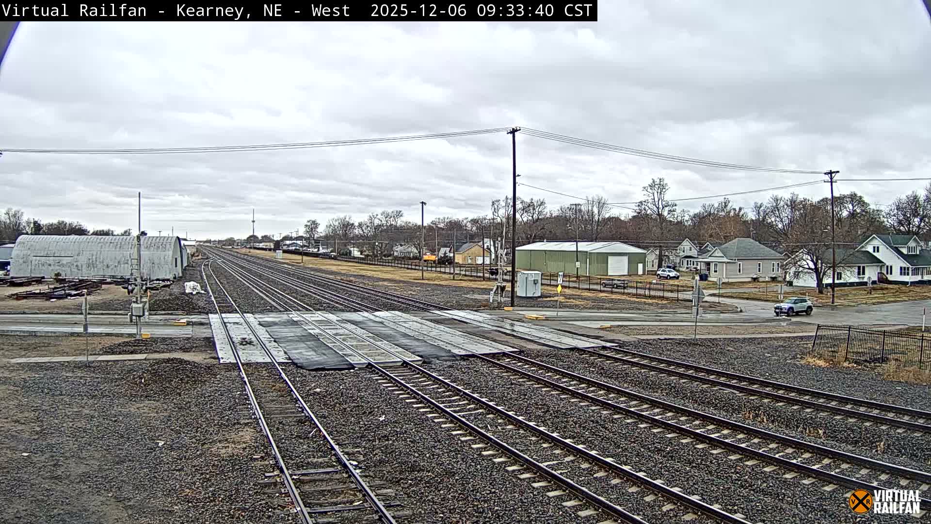Kearney Union Pacific Railroad Crossing Live Cam - Kearney, Buffalo, Nebraska, USA
