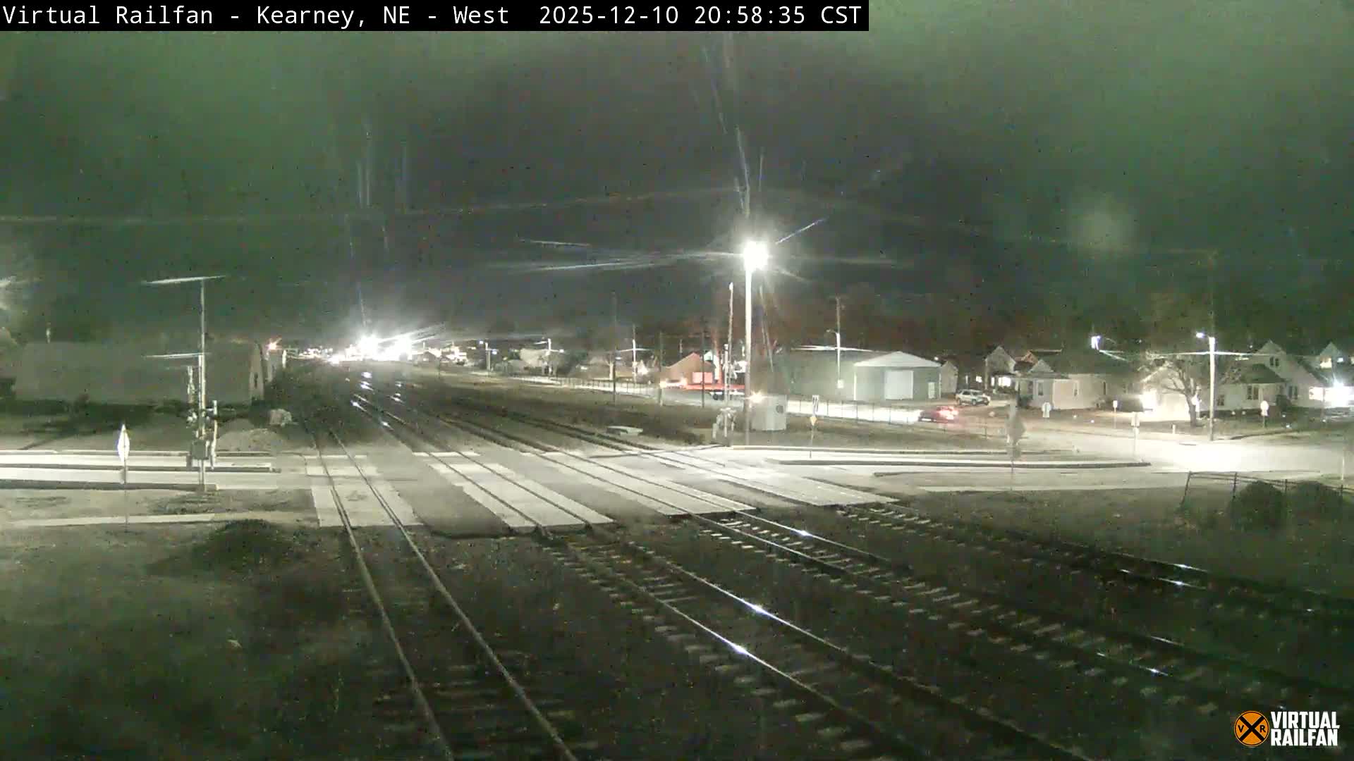 Kearney Union Pacific Railroad Crossing Live Cam - Kearney, Buffalo, Nebraska, USA