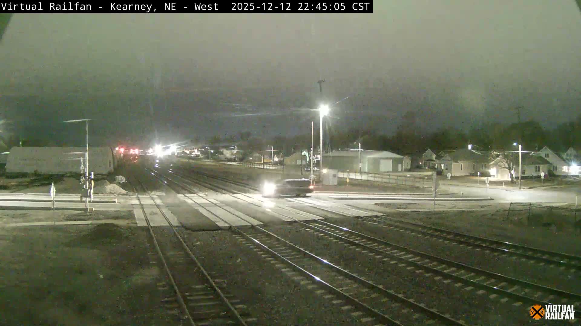 Kearney Union Pacific Railroad Crossing Live Cam - Kearney, Buffalo, Nebraska, USA