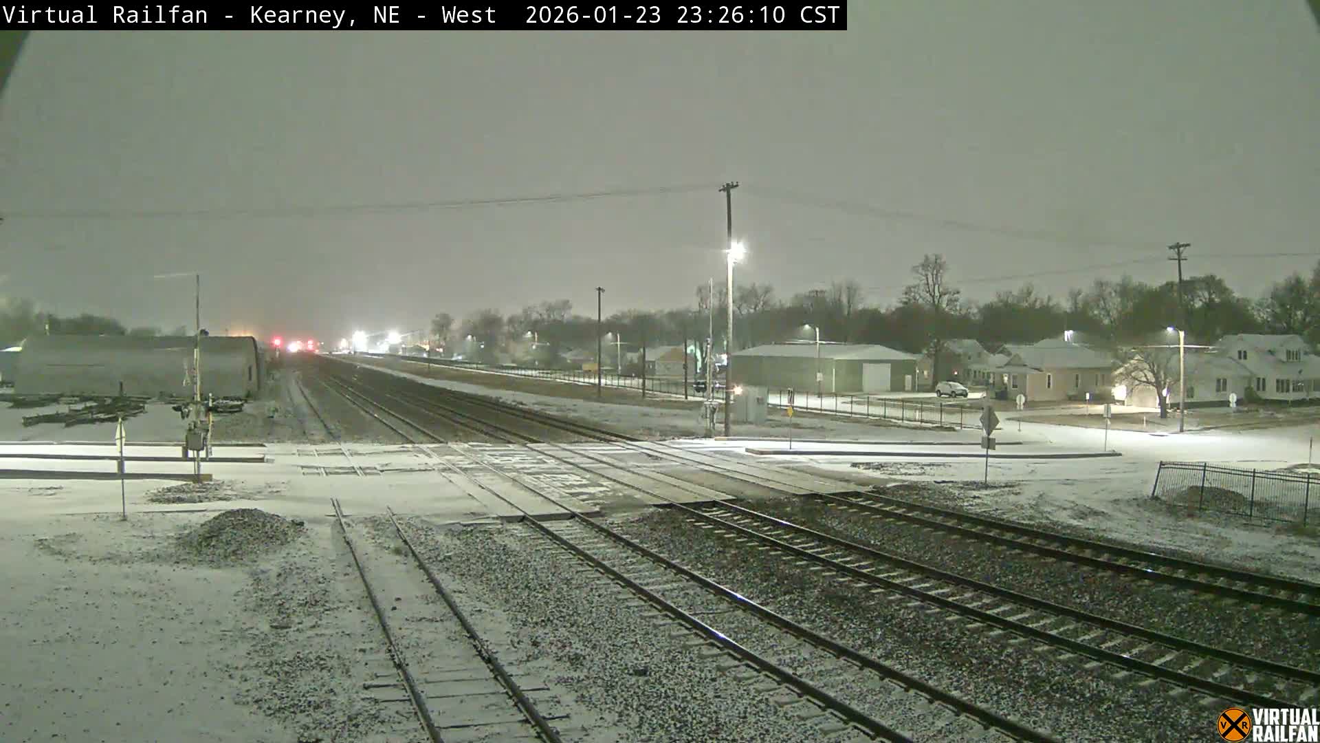 Kearney Union Pacific Railroad Crossing Live Cam - Kearney, Buffalo, Nebraska, USA