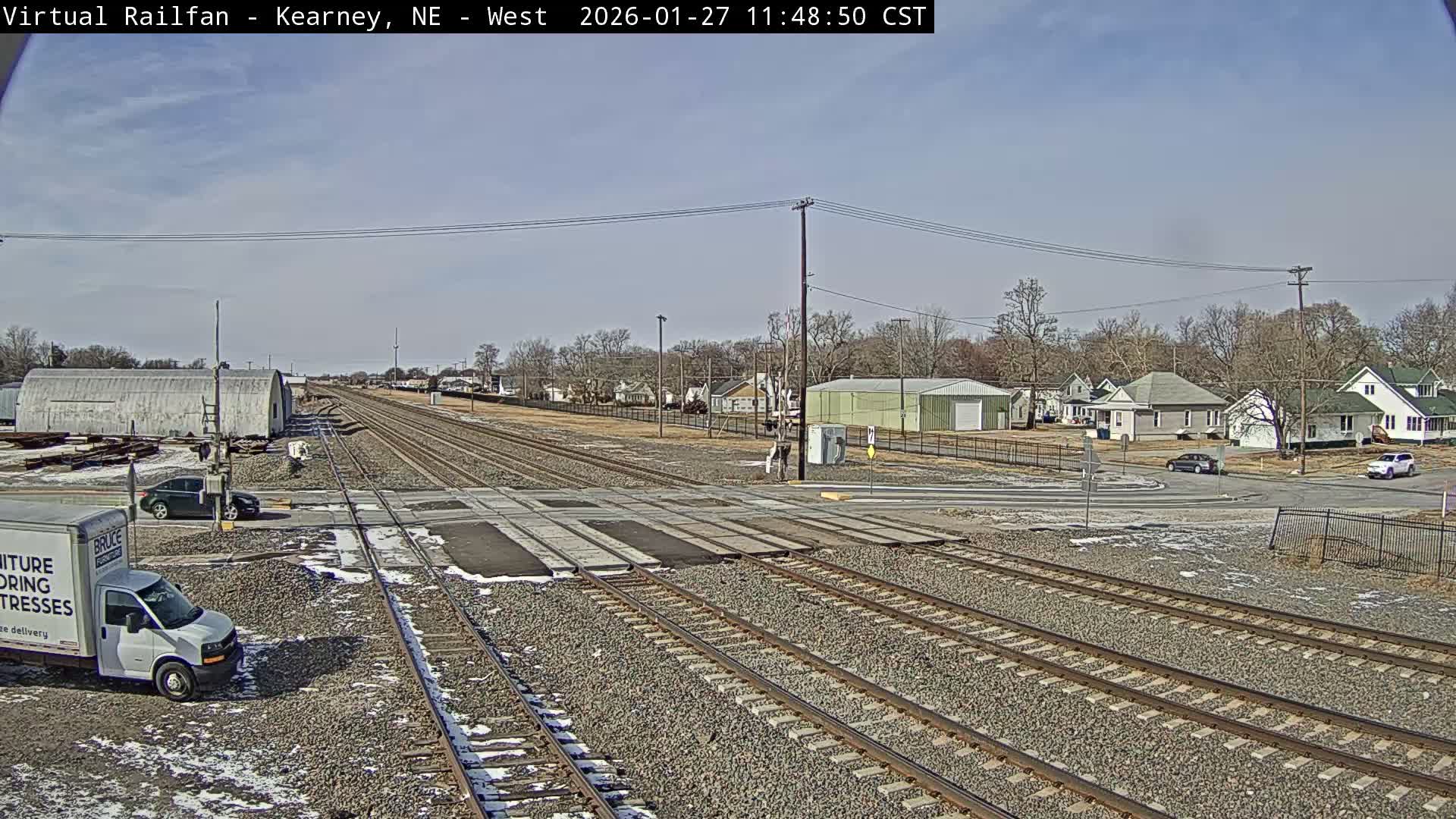 Kearney Union Pacific Railroad Crossing Live Cam - Kearney, Buffalo, Nebraska, USA