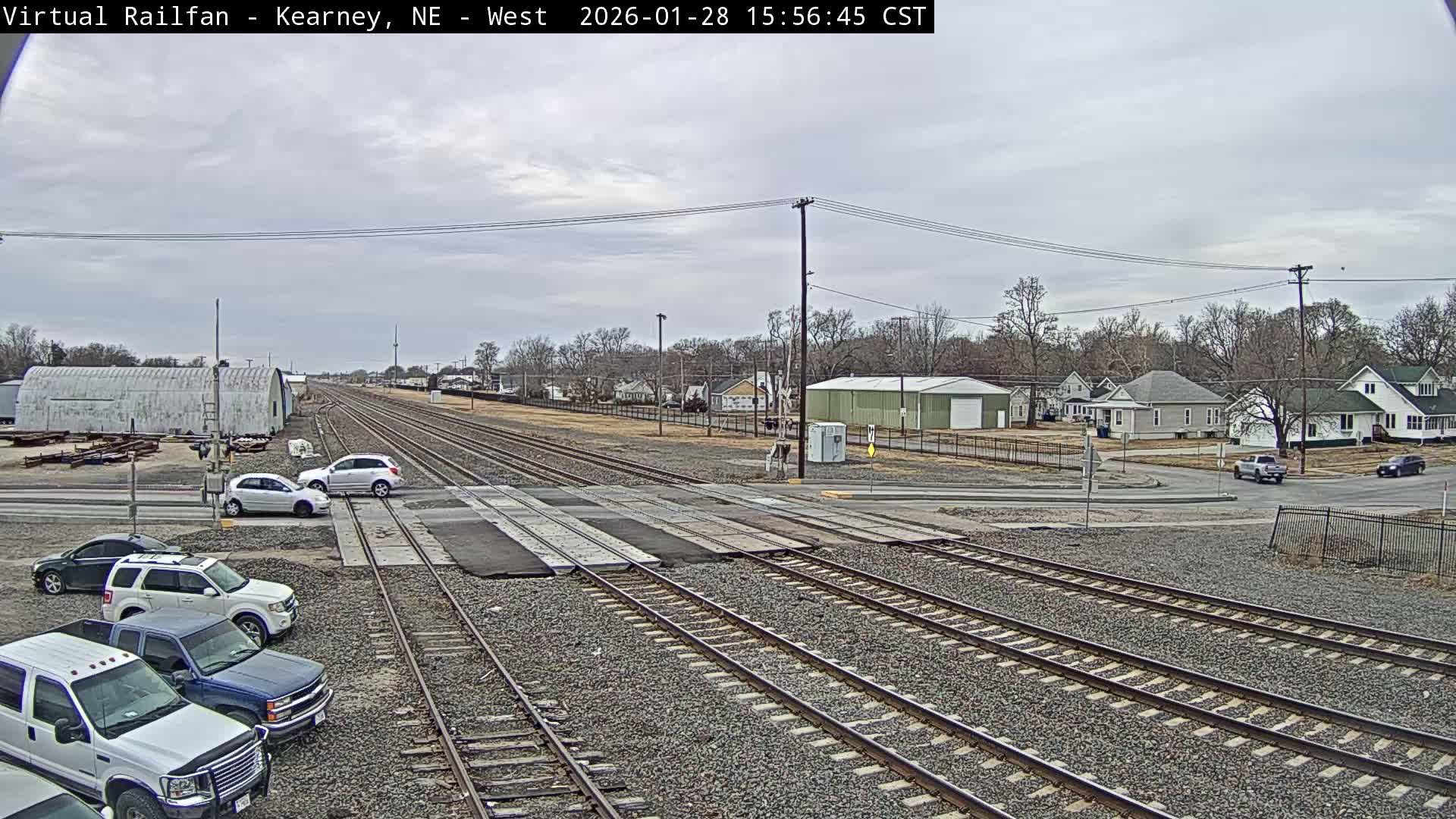 Kearney Union Pacific Railroad Crossing Live Cam - Kearney, Buffalo, Nebraska, USA