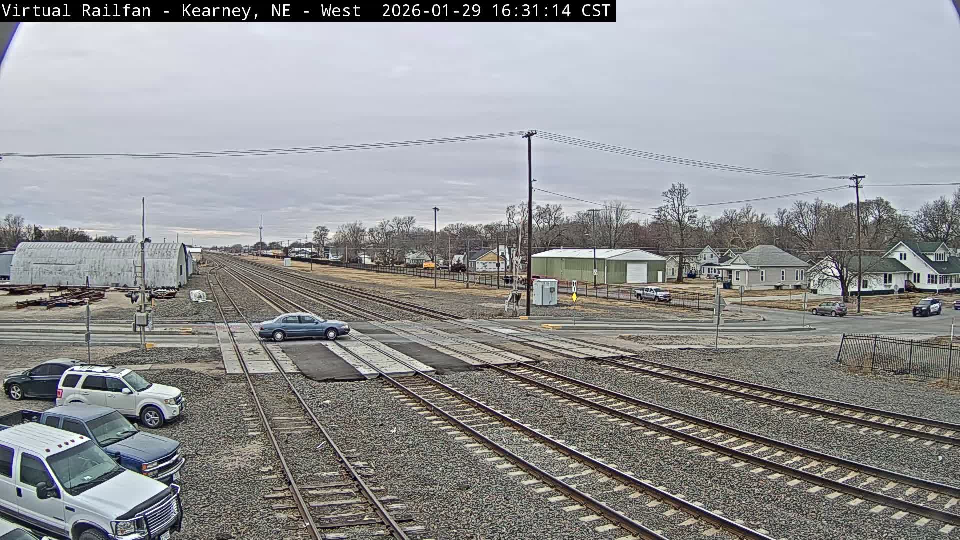 Kearney Union Pacific Railroad Crossing Live Cam - Kearney, Buffalo, Nebraska, USA