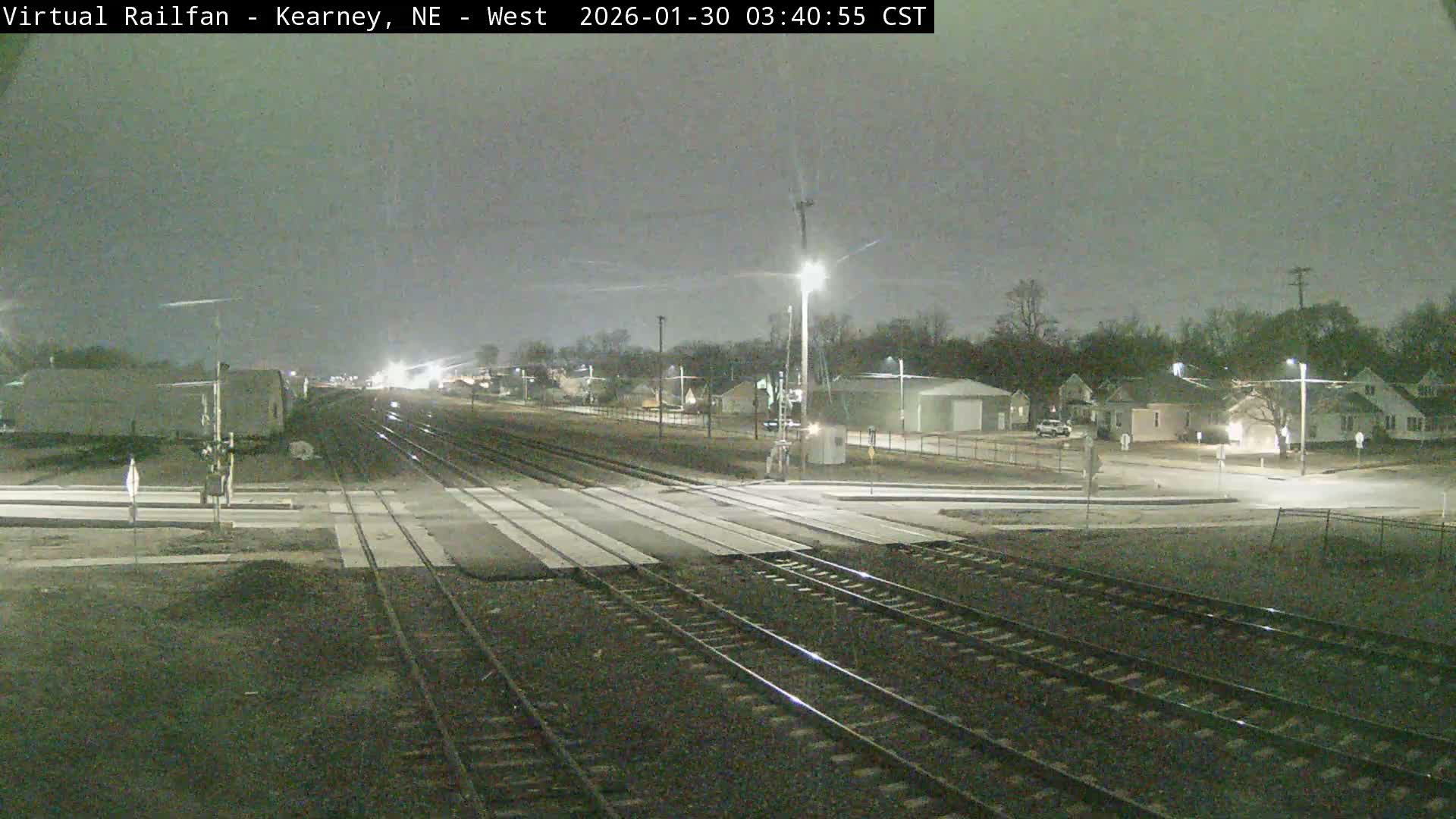 Kearney Union Pacific Railroad Crossing Live Cam - Kearney, Buffalo, Nebraska, USA