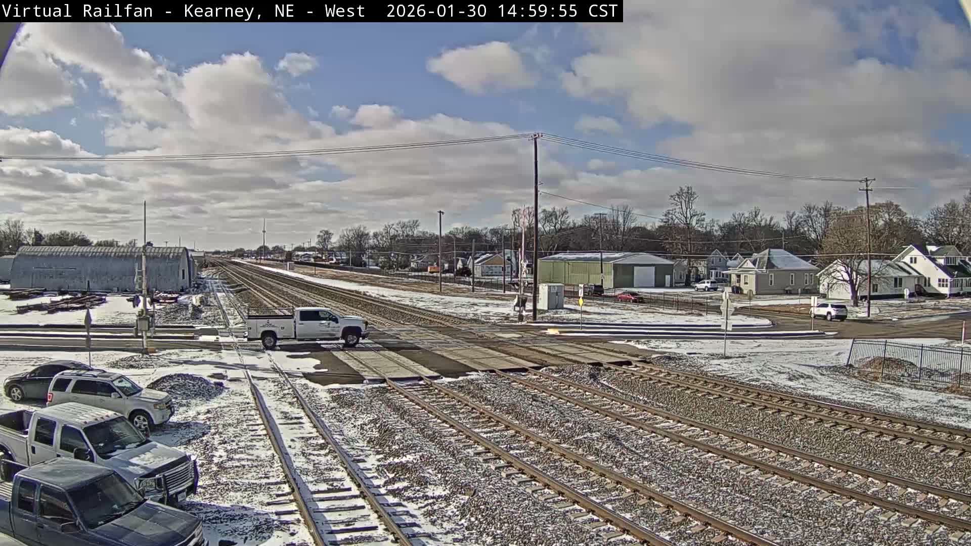 Kearney Union Pacific Railroad Crossing Live Cam - Kearney, Buffalo, Nebraska, USA