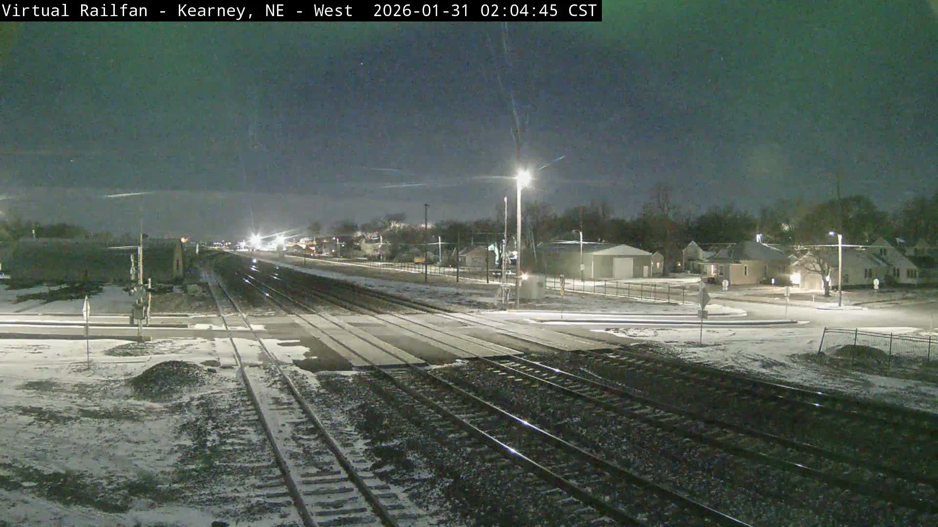 Kearney Union Pacific Railroad Crossing Live Cam - Kearney, Buffalo, Nebraska, USA