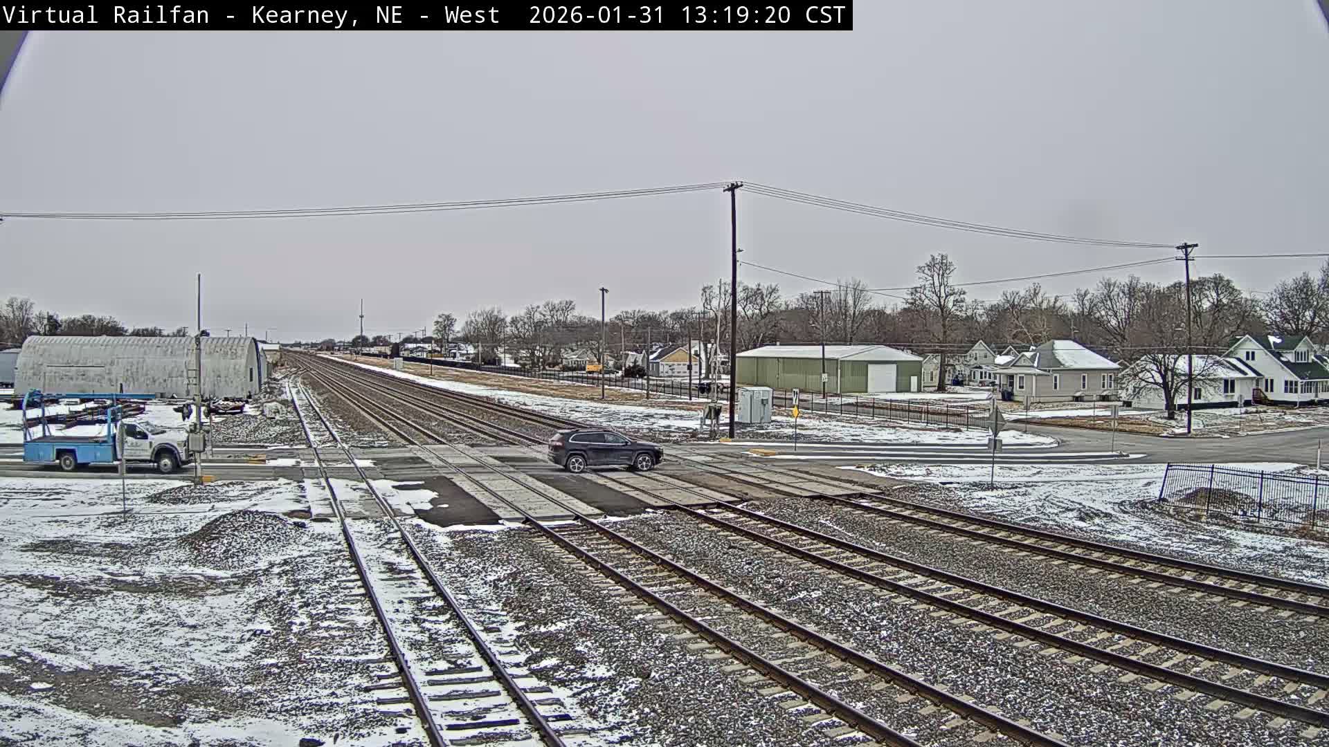 Kearney Union Pacific Railroad Crossing Live Cam - Kearney, Buffalo, Nebraska, USA