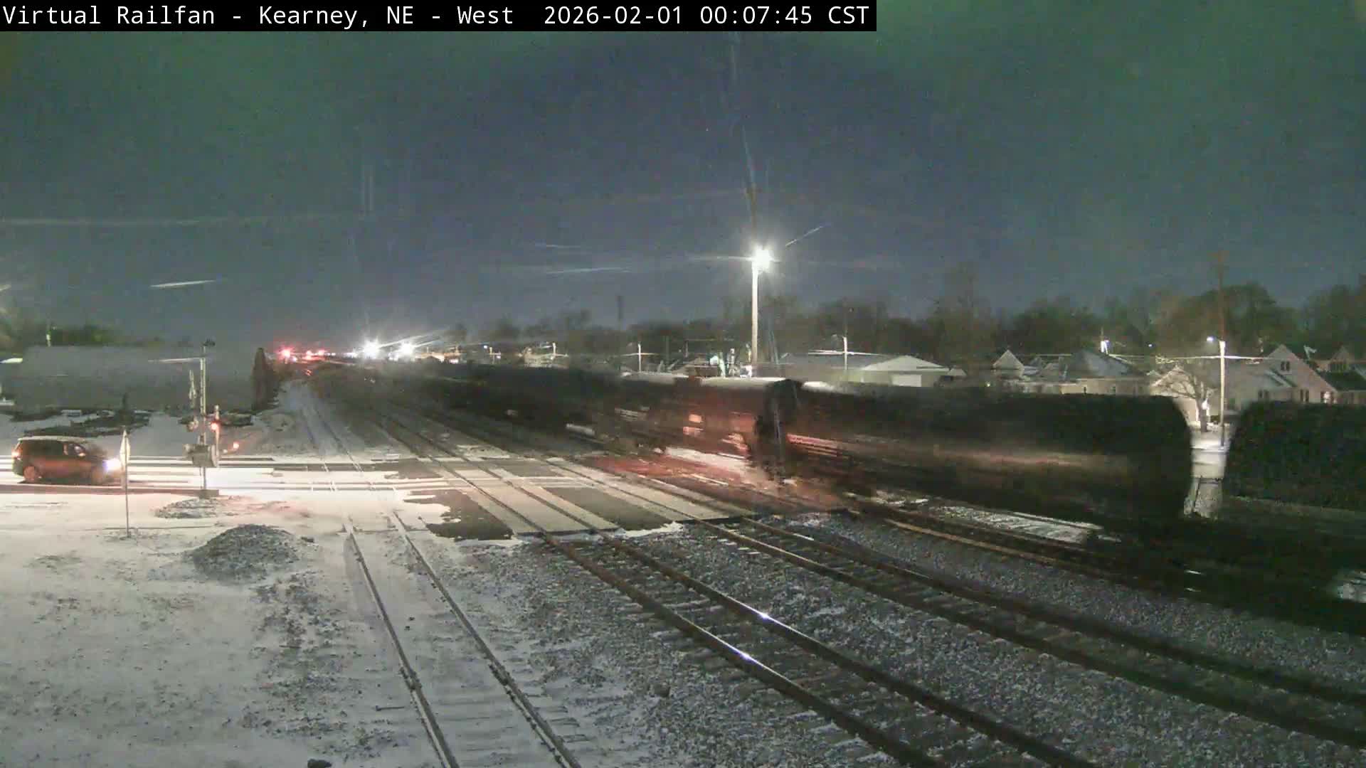 Kearney Union Pacific Railroad Crossing Live Cam - Kearney, Buffalo, Nebraska, USA