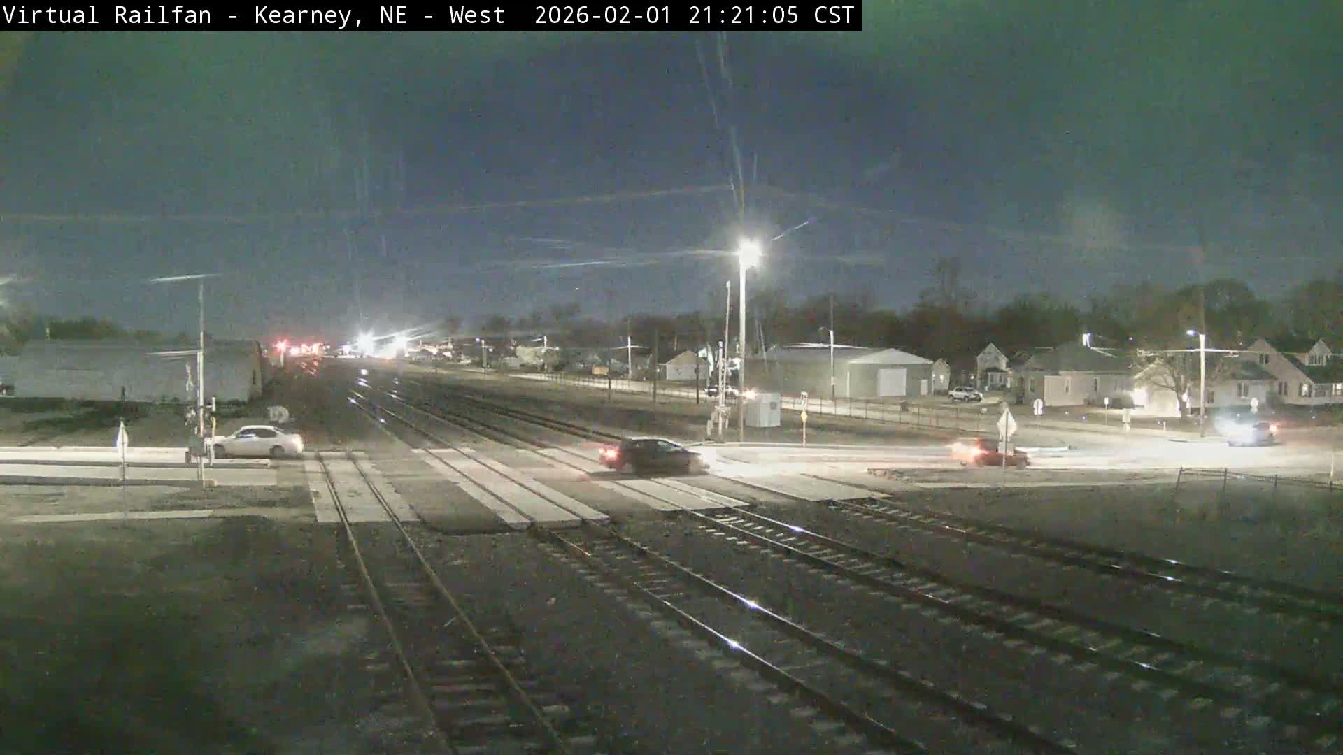 Kearney Union Pacific Railroad Crossing Live Cam - Kearney, Buffalo, Nebraska, USA