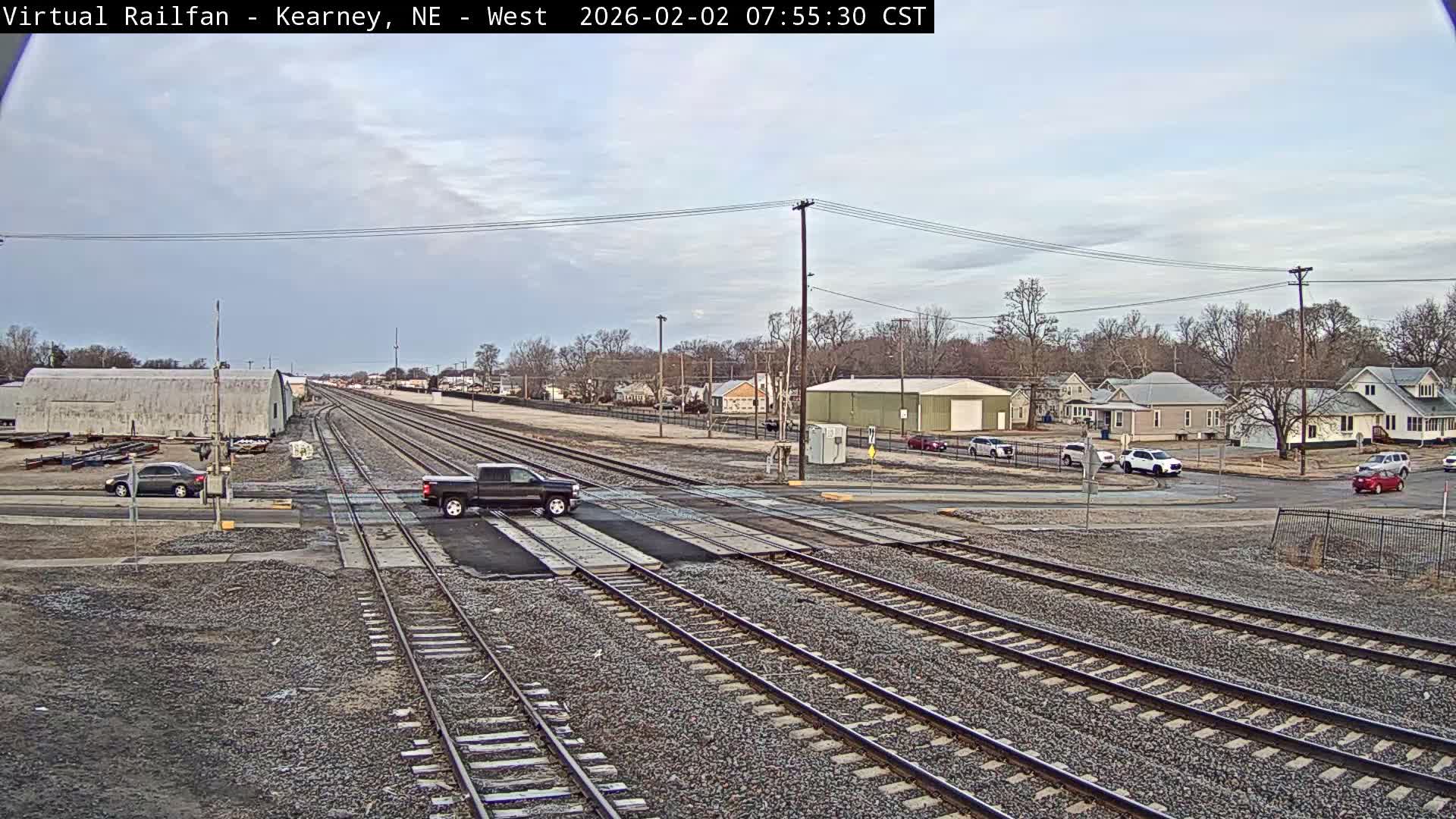 Kearney Union Pacific Railroad Crossing Live Cam - Kearney, Buffalo, Nebraska, USA