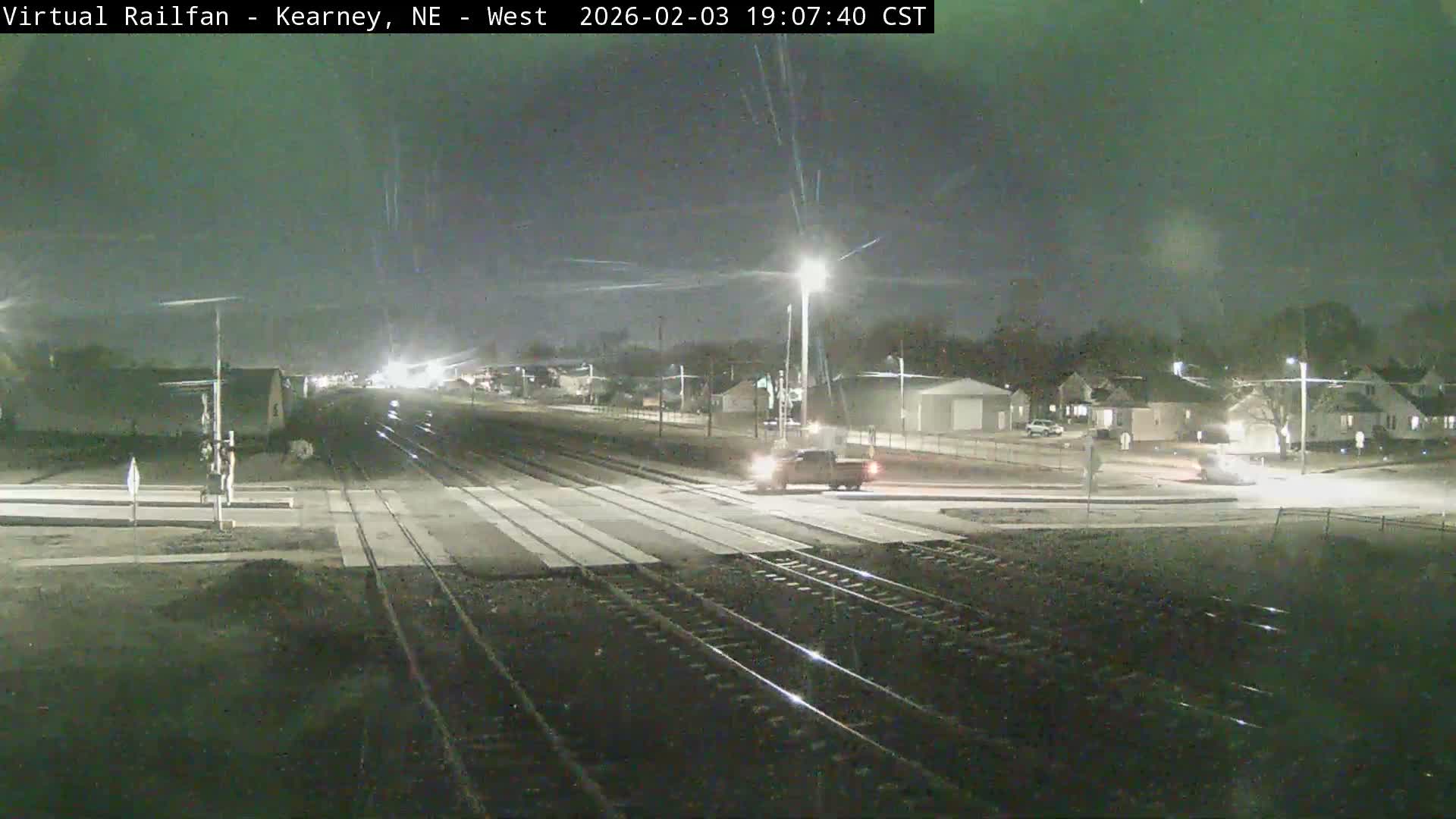 Kearney Union Pacific Railroad Crossing Live Cam - Kearney, Buffalo, Nebraska, USA