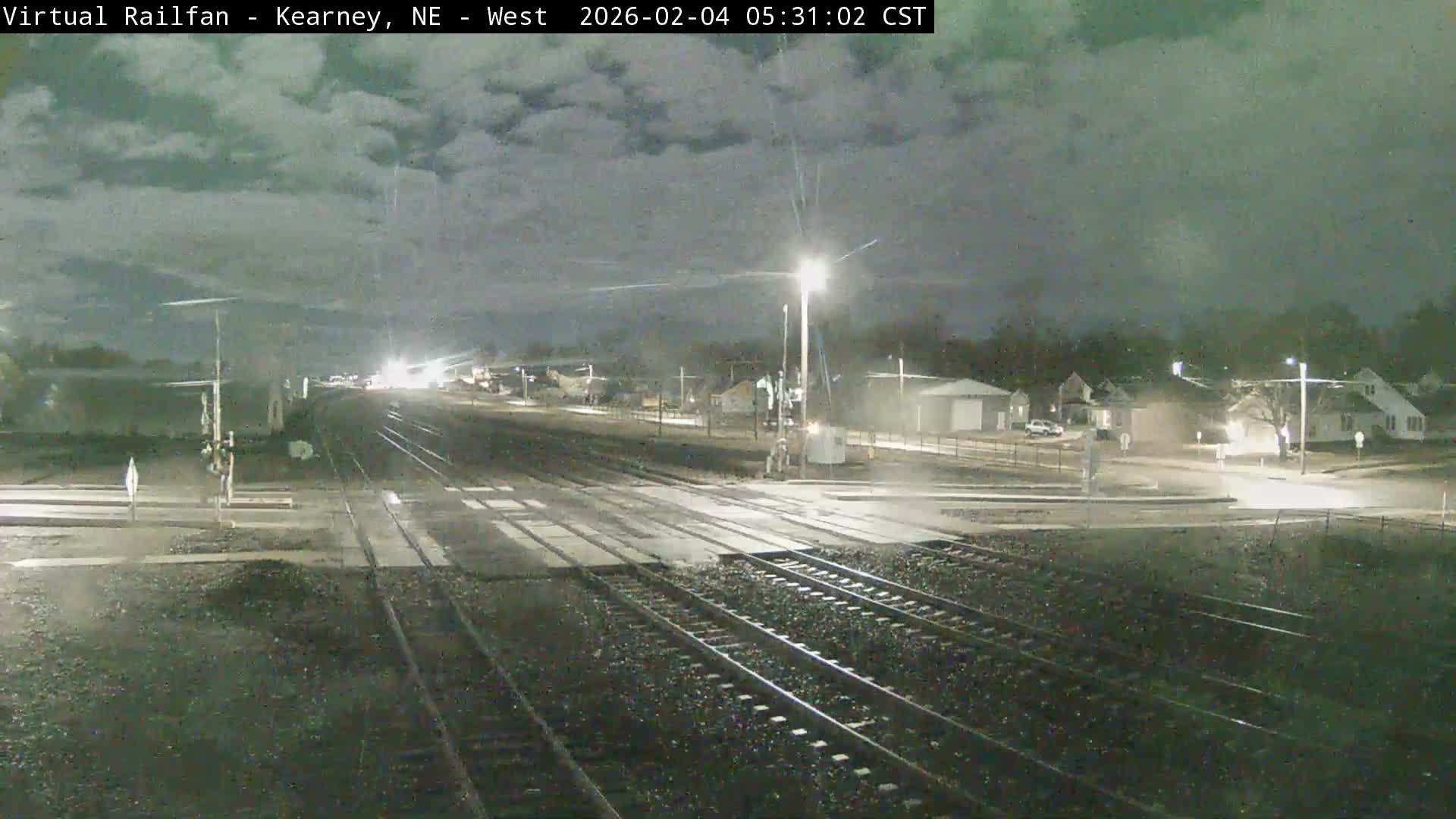 Kearney Union Pacific Railroad Crossing Live Cam - Kearney, Buffalo, Nebraska, USA