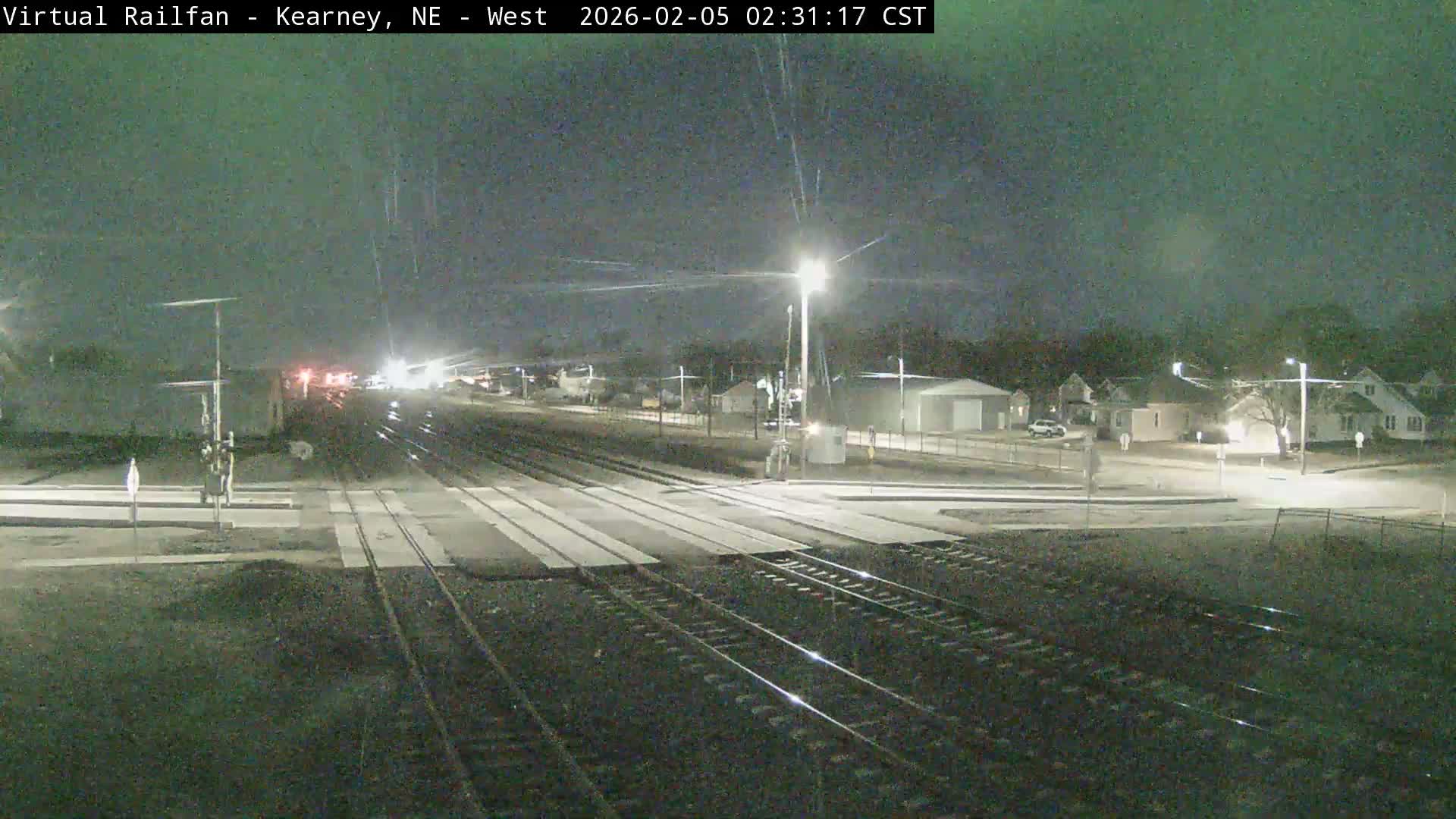 Kearney Union Pacific Railroad Crossing Live Cam - Kearney, Buffalo, Nebraska, USA