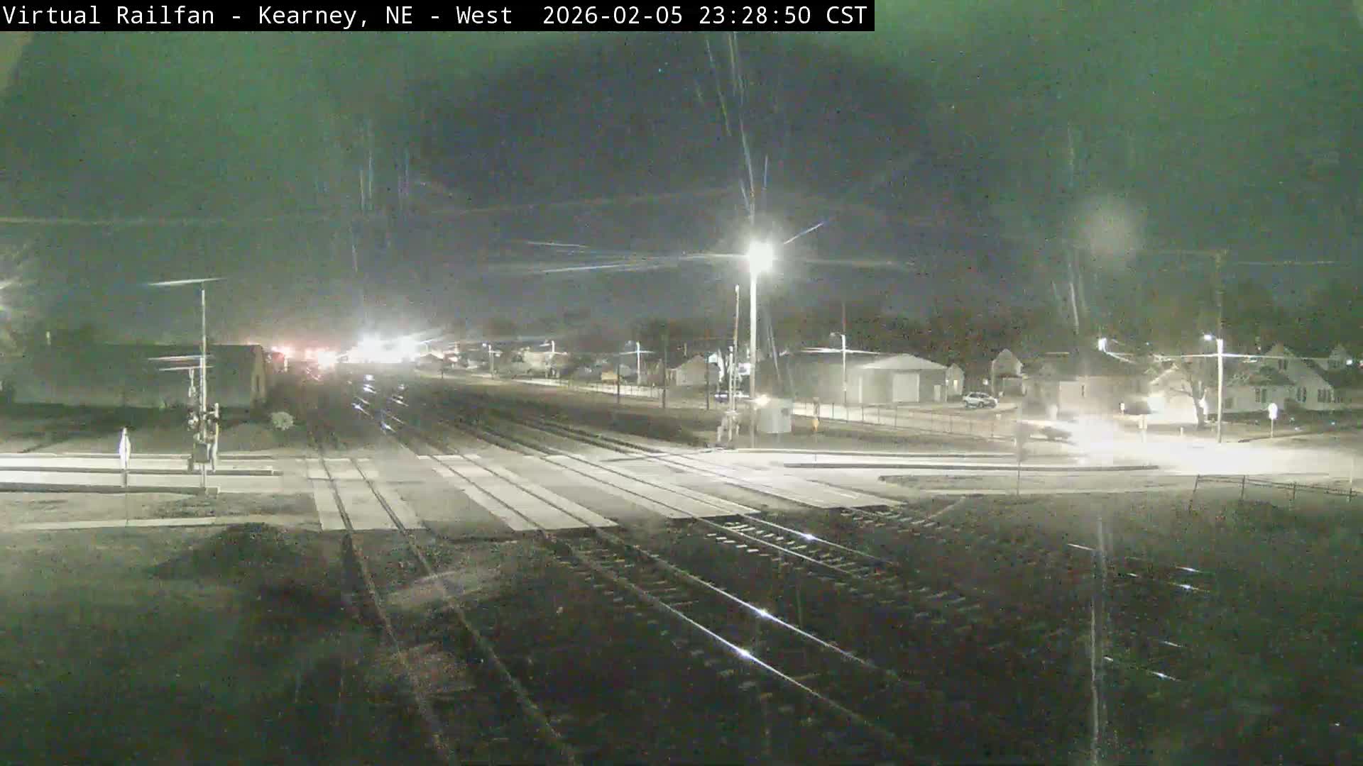 Kearney Union Pacific Railroad Crossing Live Cam - Kearney, Buffalo, Nebraska, USA