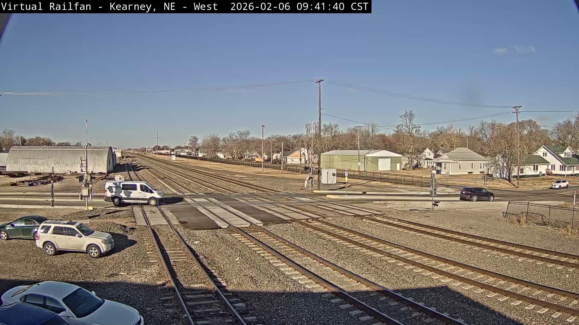Kearney Union Pacific Railroad Crossing Live Cam - Kearney, Buffalo, Nebraska, USA