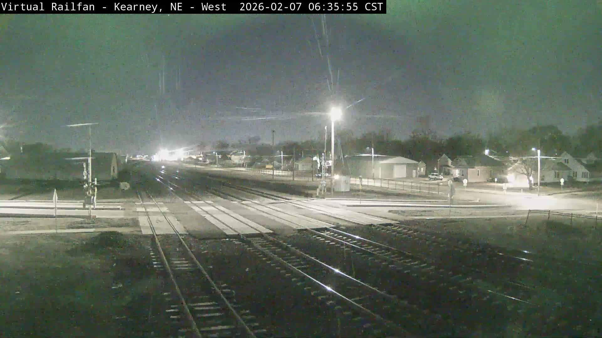 Kearney Union Pacific Railroad Crossing Live Cam - Kearney, Buffalo, Nebraska, USA