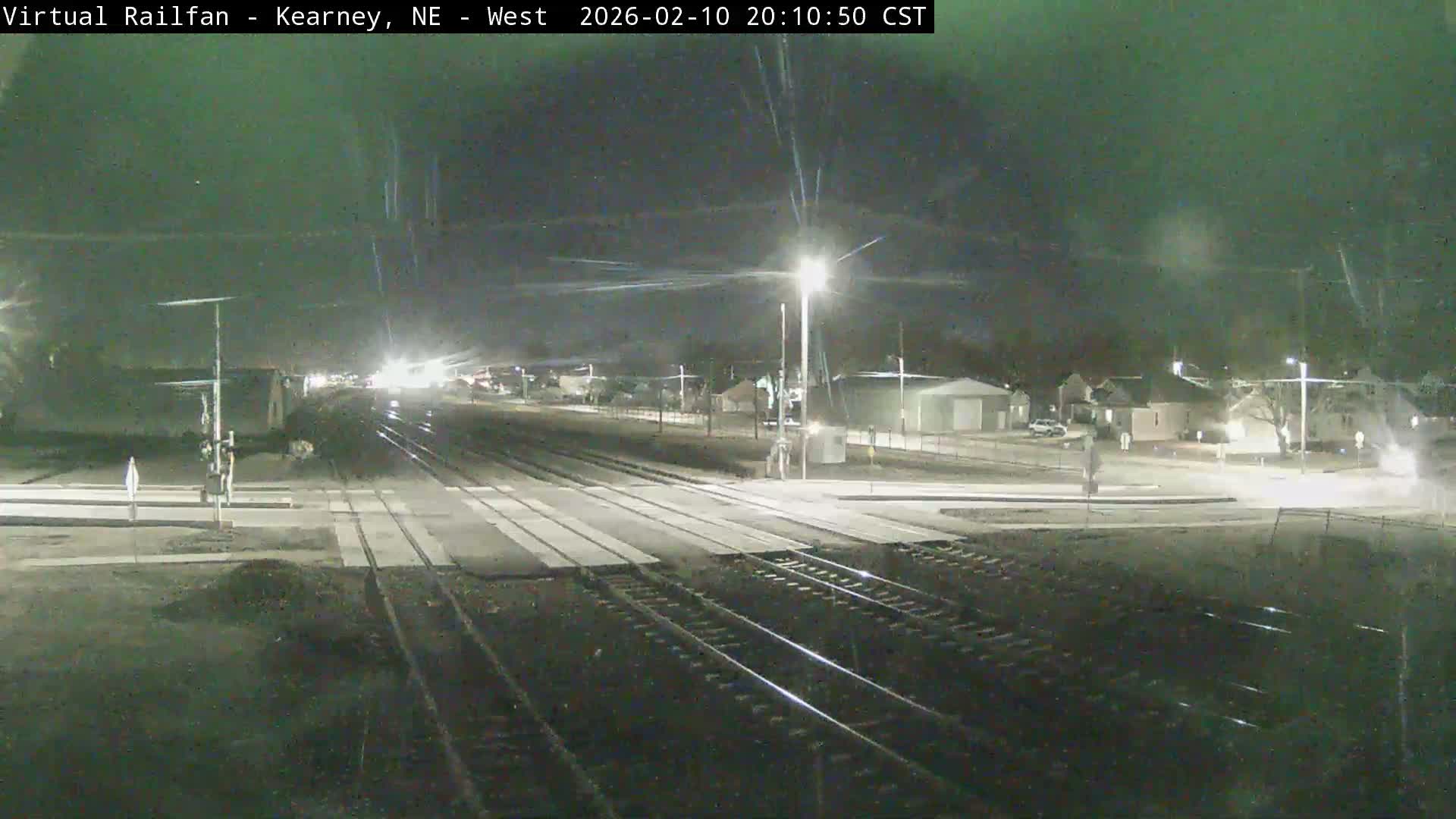 Kearney Union Pacific Railroad Crossing Live Cam - Kearney, Buffalo, Nebraska, USA