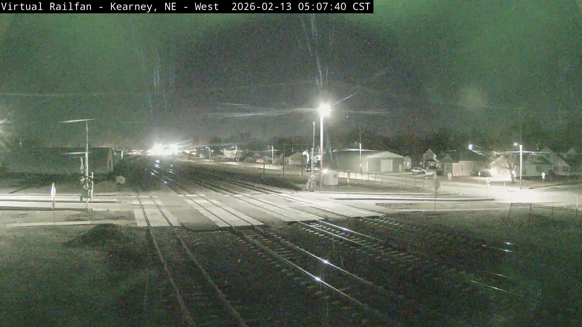 Kearney Union Pacific Railroad Crossing Live Cam - Kearney, Buffalo, Nebraska, USA