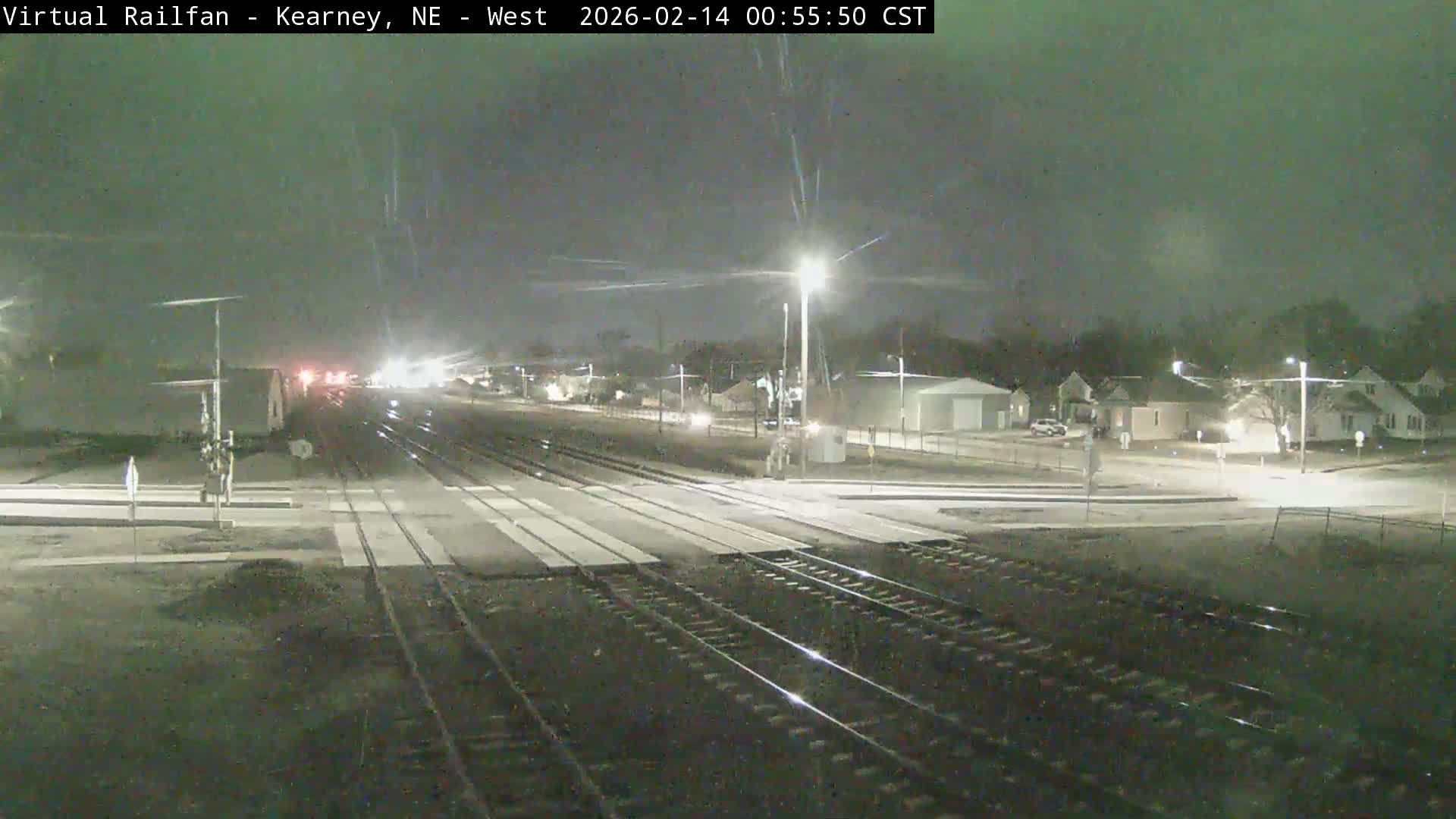 Kearney Union Pacific Railroad Crossing Live Cam - Kearney, Buffalo, Nebraska, USA