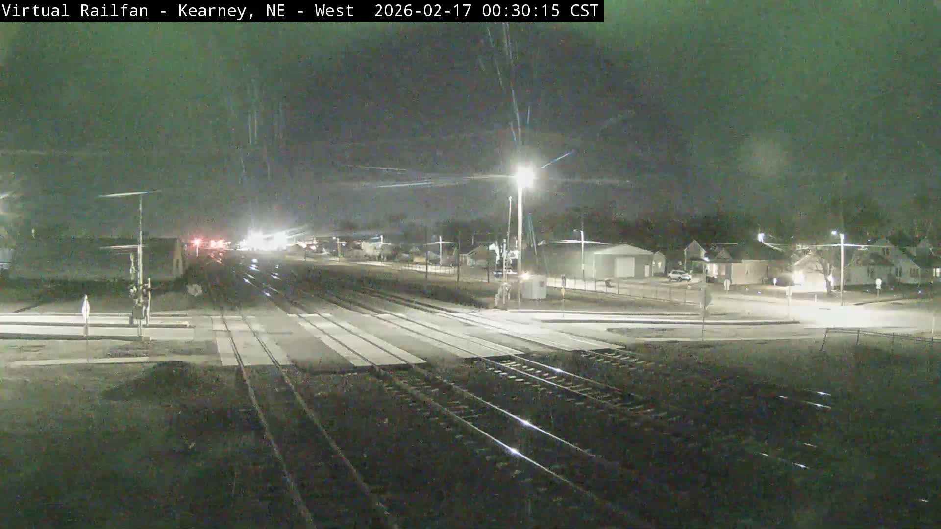 Kearney Union Pacific Railroad Crossing Live Cam - Kearney, Buffalo, Nebraska, USA