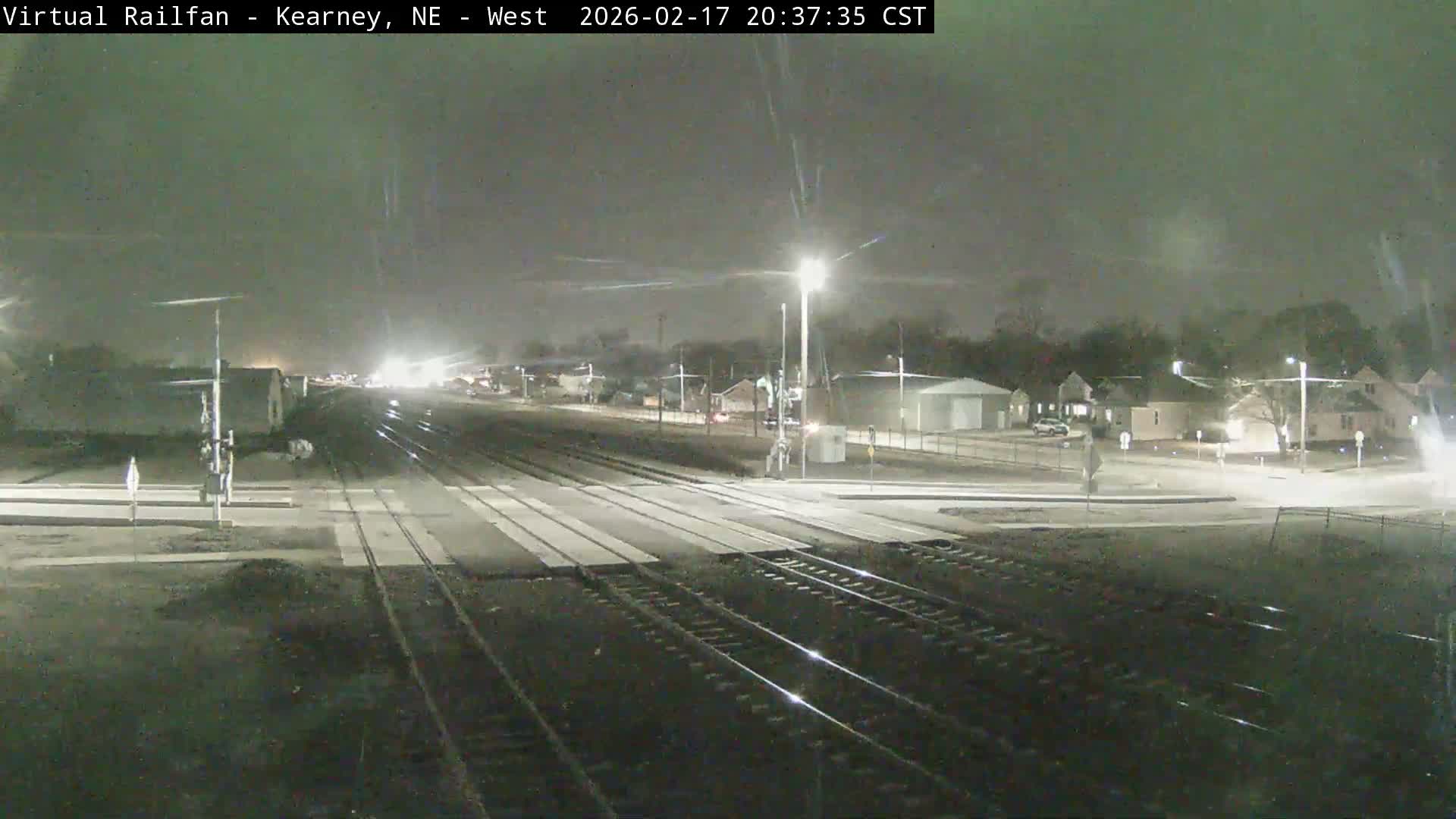Kearney Union Pacific Railroad Crossing Live Cam - Kearney, Buffalo, Nebraska, USA