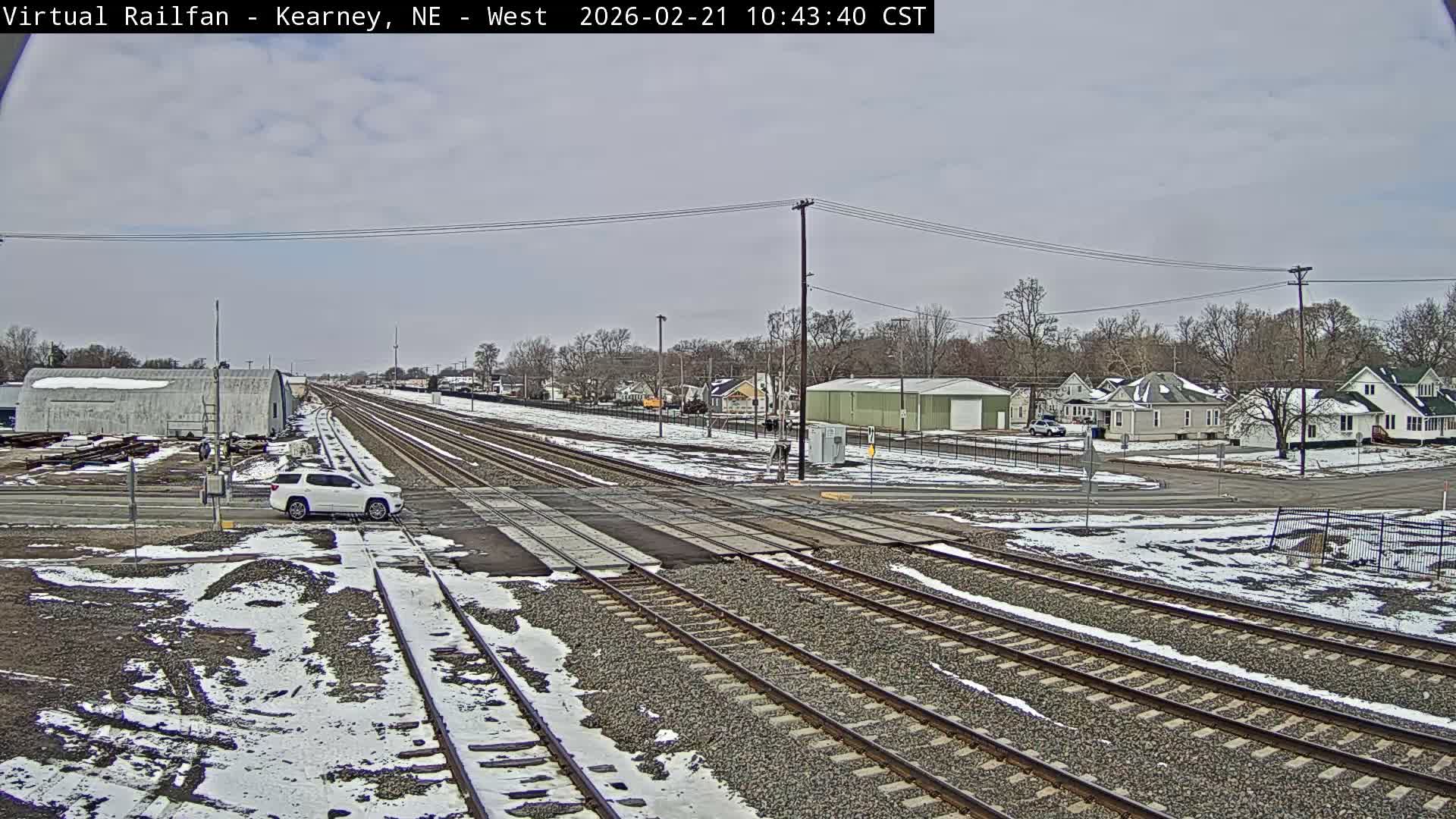 Kearney Union Pacific Railroad Crossing Live Cam - Kearney, Buffalo, Nebraska, USA