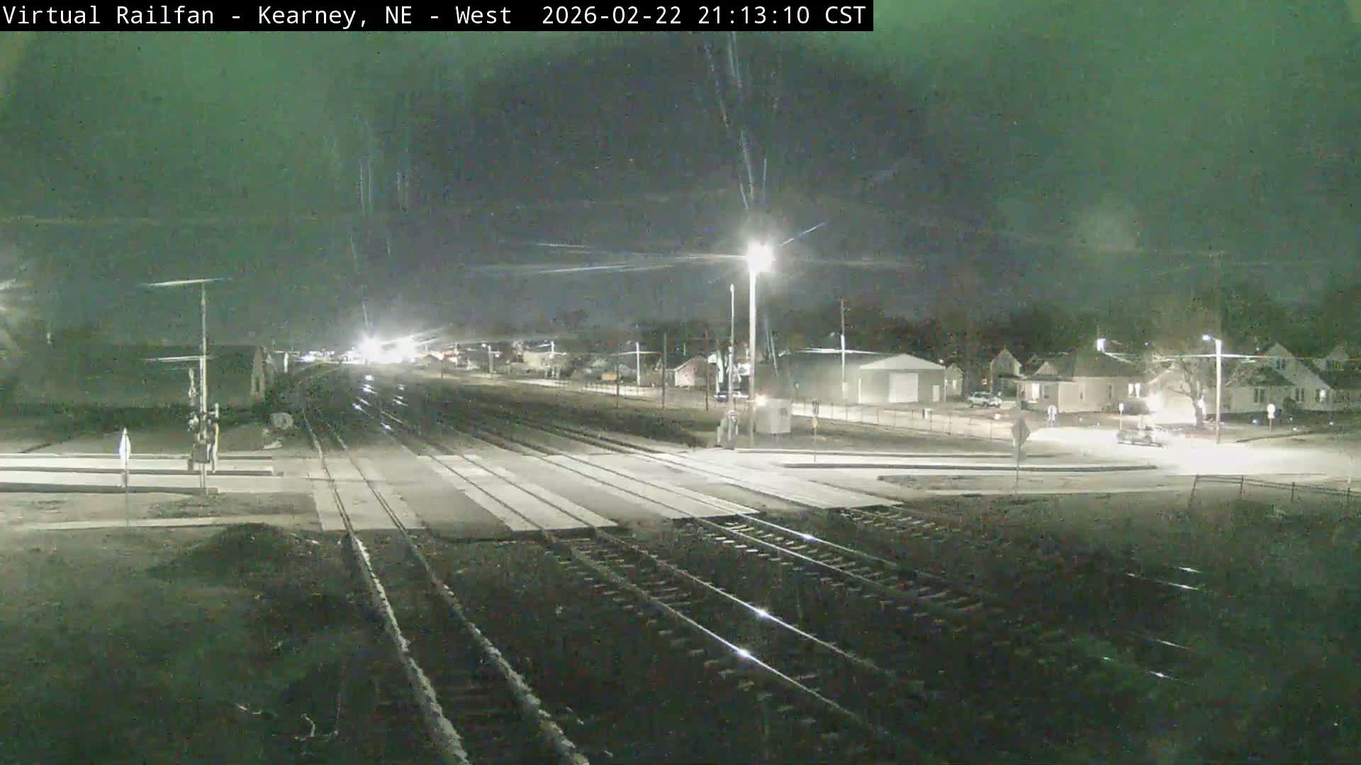 Kearney Union Pacific Railroad Crossing Live Cam - Kearney, Buffalo, Nebraska, USA
