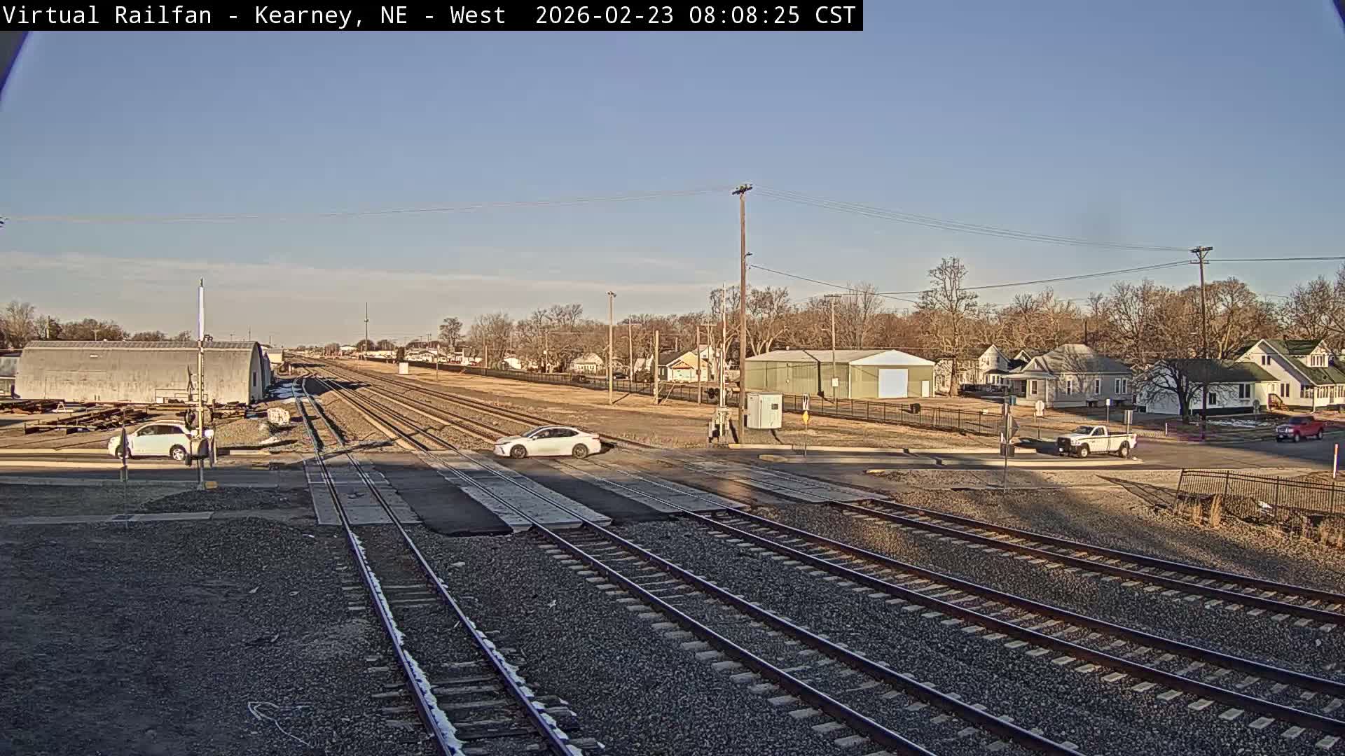Kearney Union Pacific Railroad Crossing Live Cam - Kearney, Buffalo, Nebraska, USA