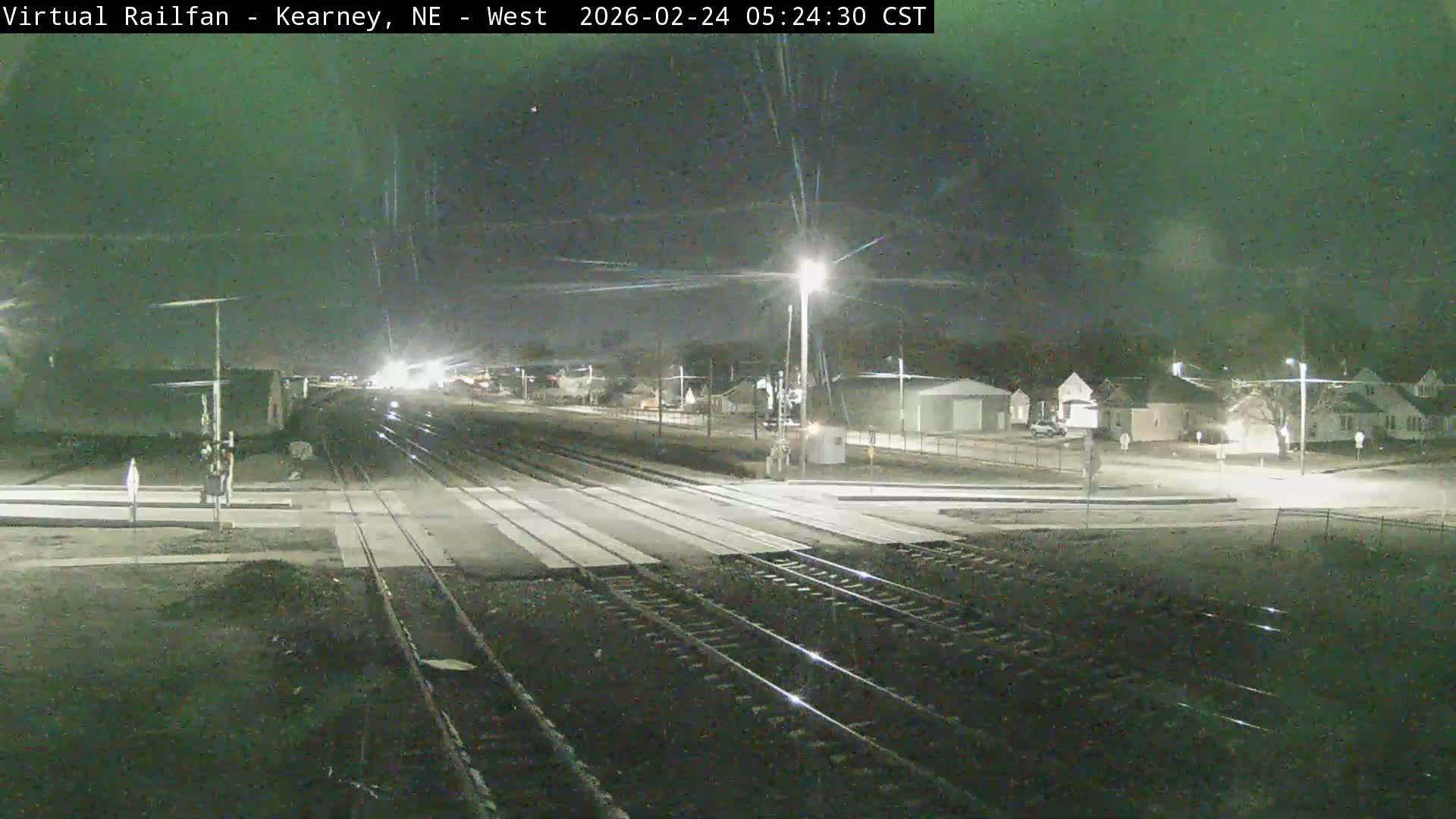Kearney Union Pacific Railroad Crossing Live Cam - Kearney, Buffalo, Nebraska, USA