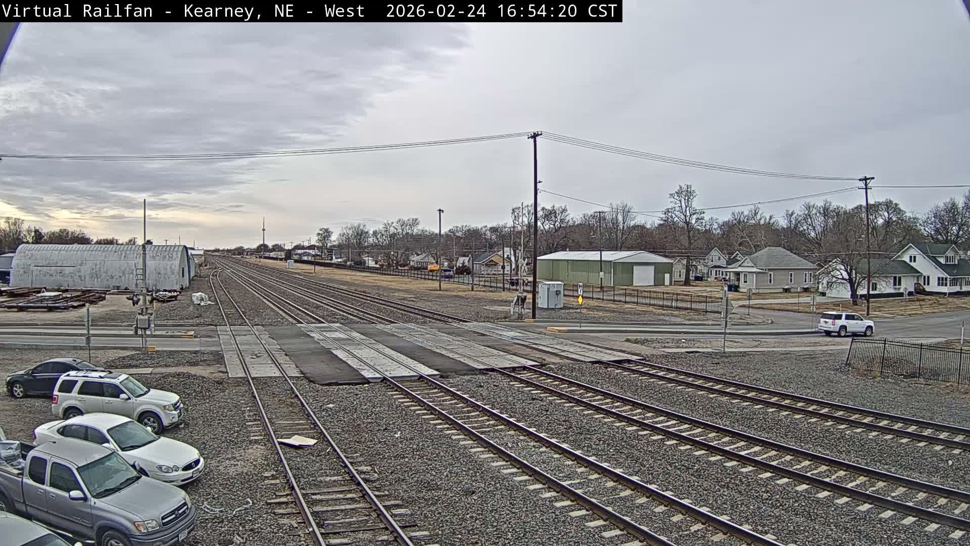 Kearney Union Pacific Railroad Crossing Live Cam - Kearney, Buffalo, Nebraska, USA