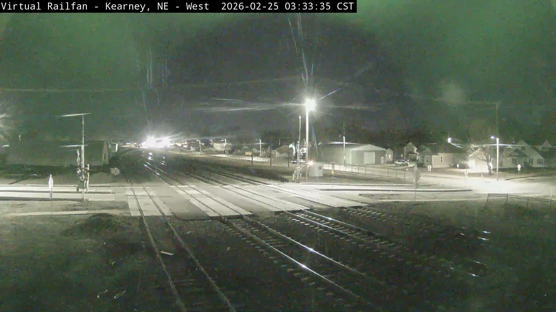 Kearney Union Pacific Railroad Crossing Live Cam - Kearney, Buffalo, Nebraska, USA